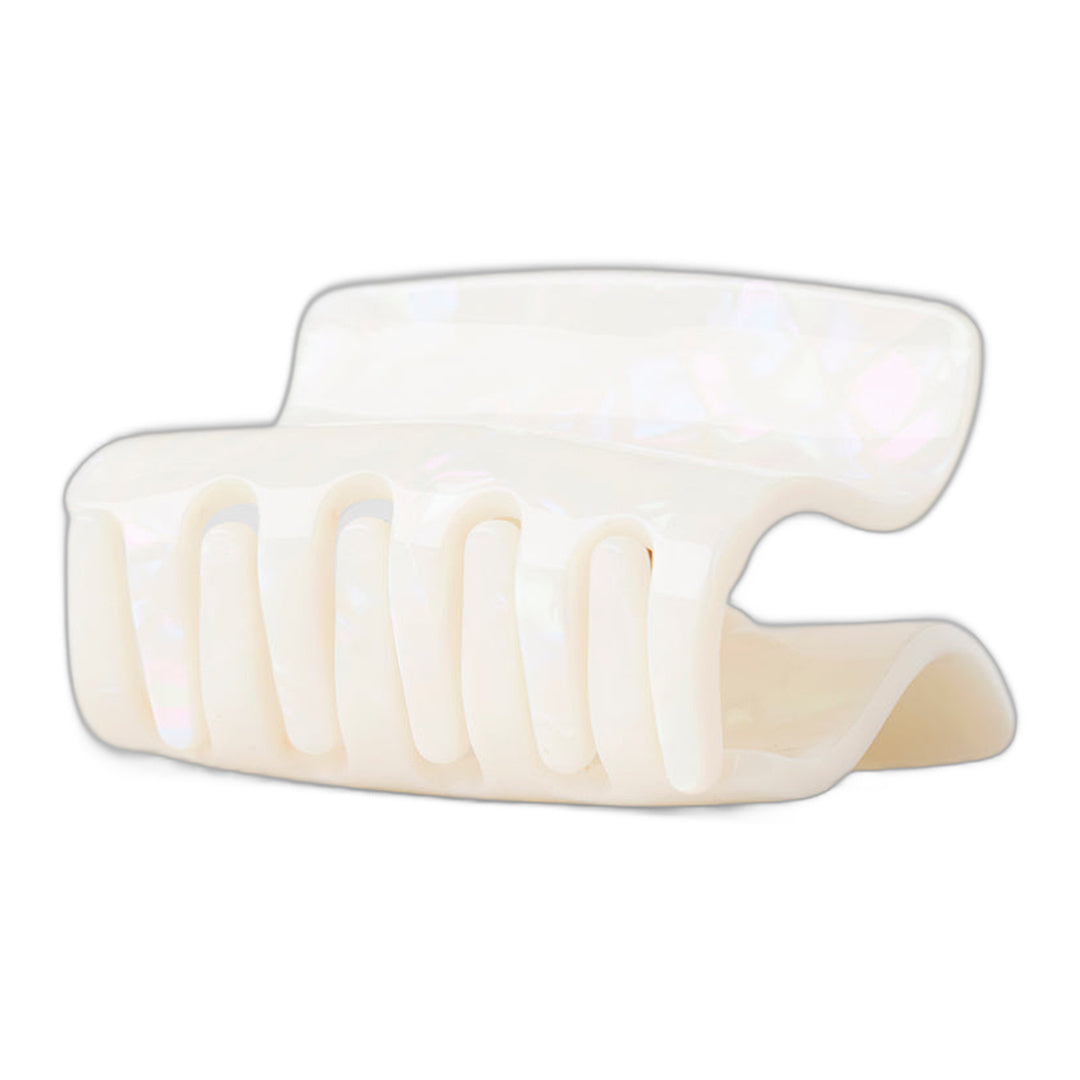 alo Effortless Claw Clip - White Pearl by Alo Yoga