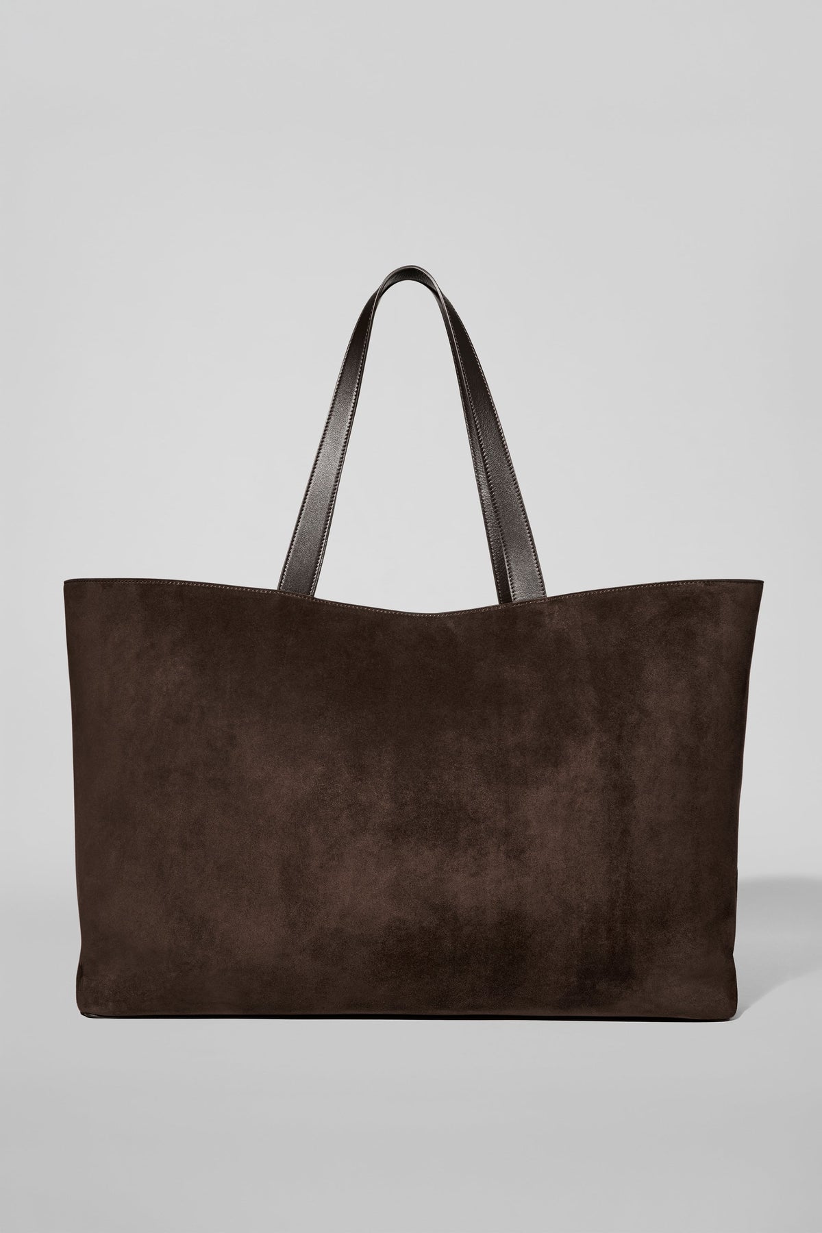 Alo Yoga Tranquility Tote in Espresso Suede, product image 2 of 8
