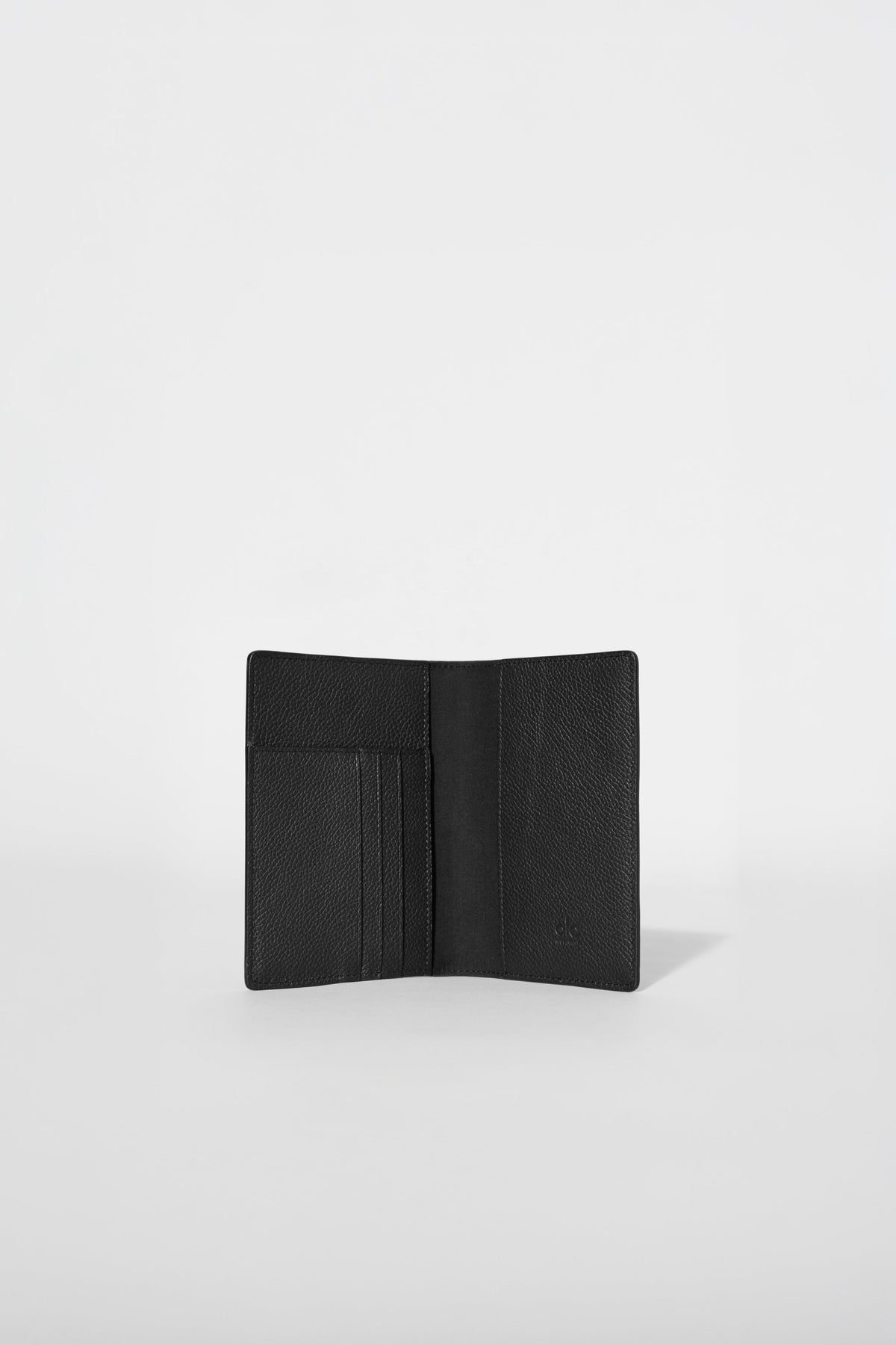 Alo Yoga Passport Cover in Black Leather, product image 2 of 3