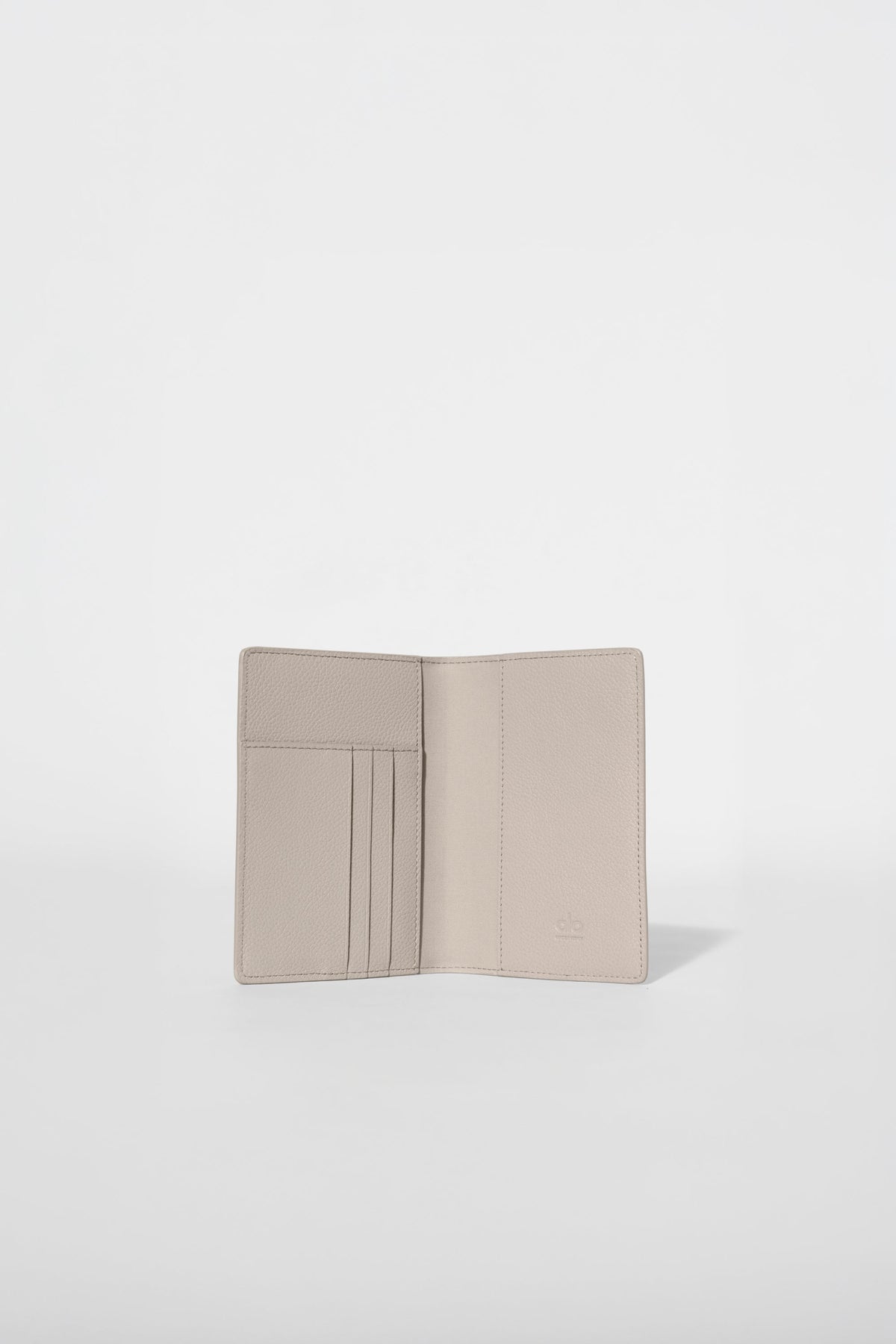 Alo Yoga Passport Cover in Gravel Leather, product image 2 of 3