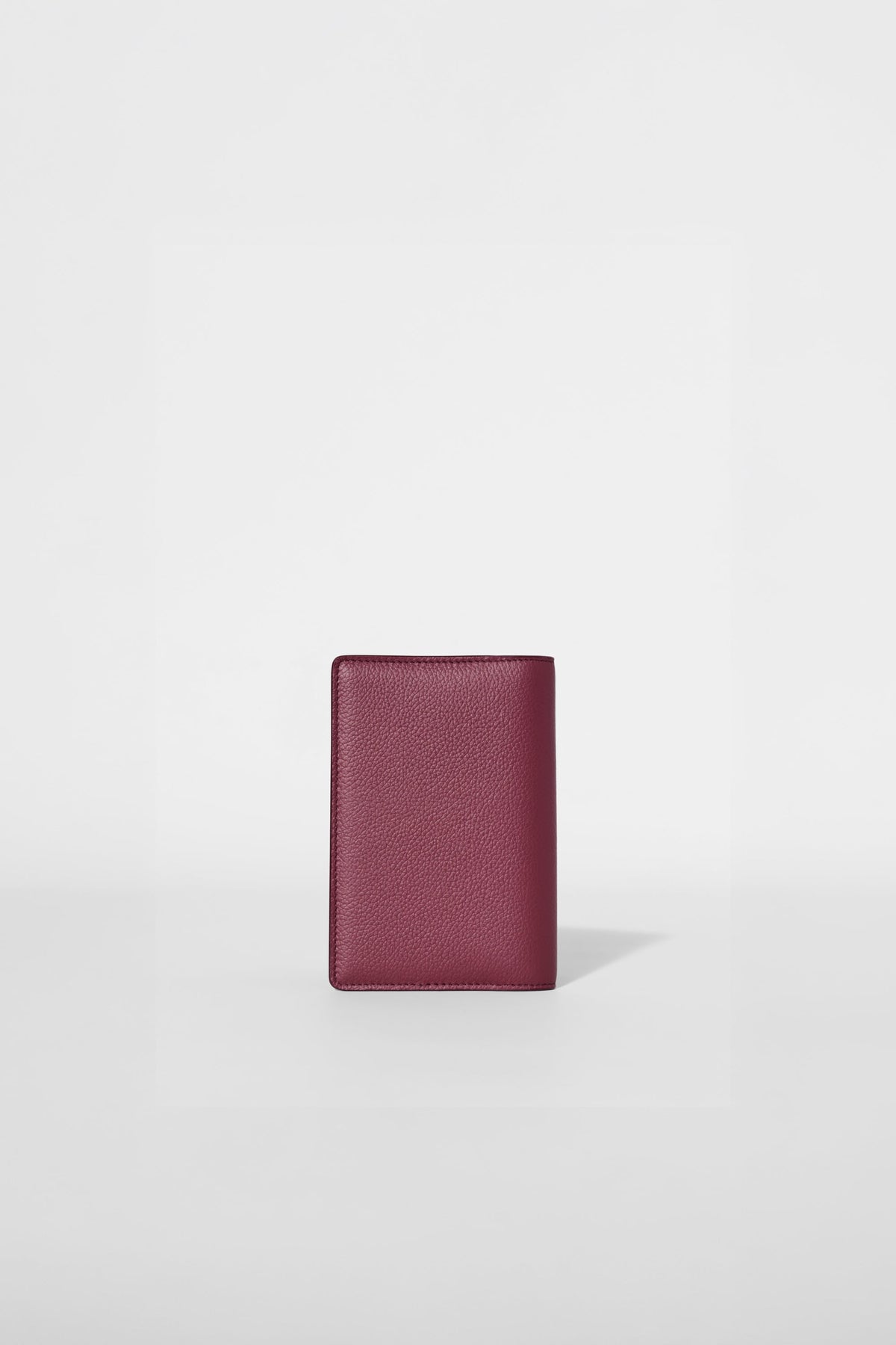 Alo Yoga Passport Cover in Bordeaux Leather, product image 3 of 3