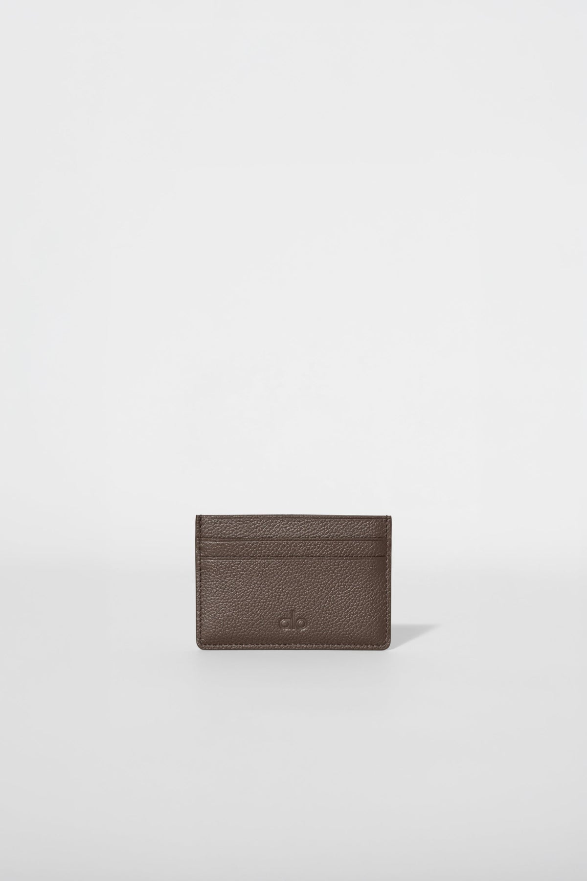 Alo Yoga Card Holder in Espresso Leather