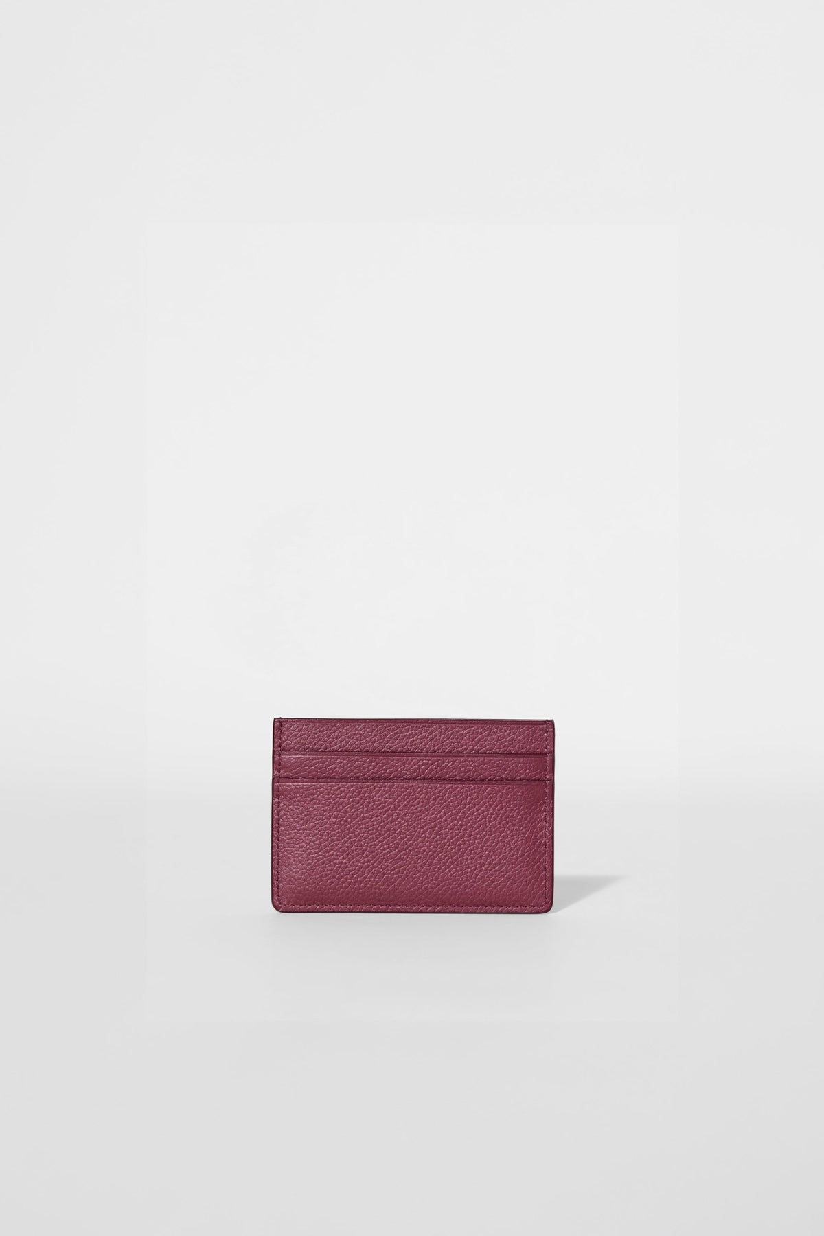 Alo Yoga Card Holder in Bordeaux Leather, product image 2 of 2