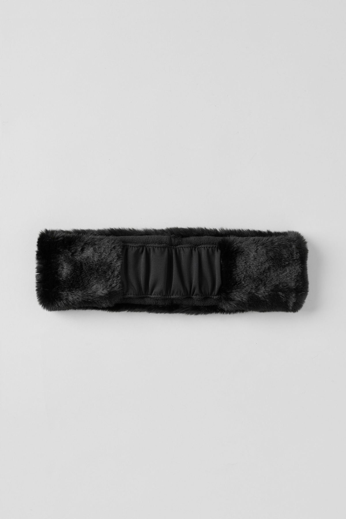 Alo Yoga Amore Faux Fur Earwarmer in Black, product image 2 of 3