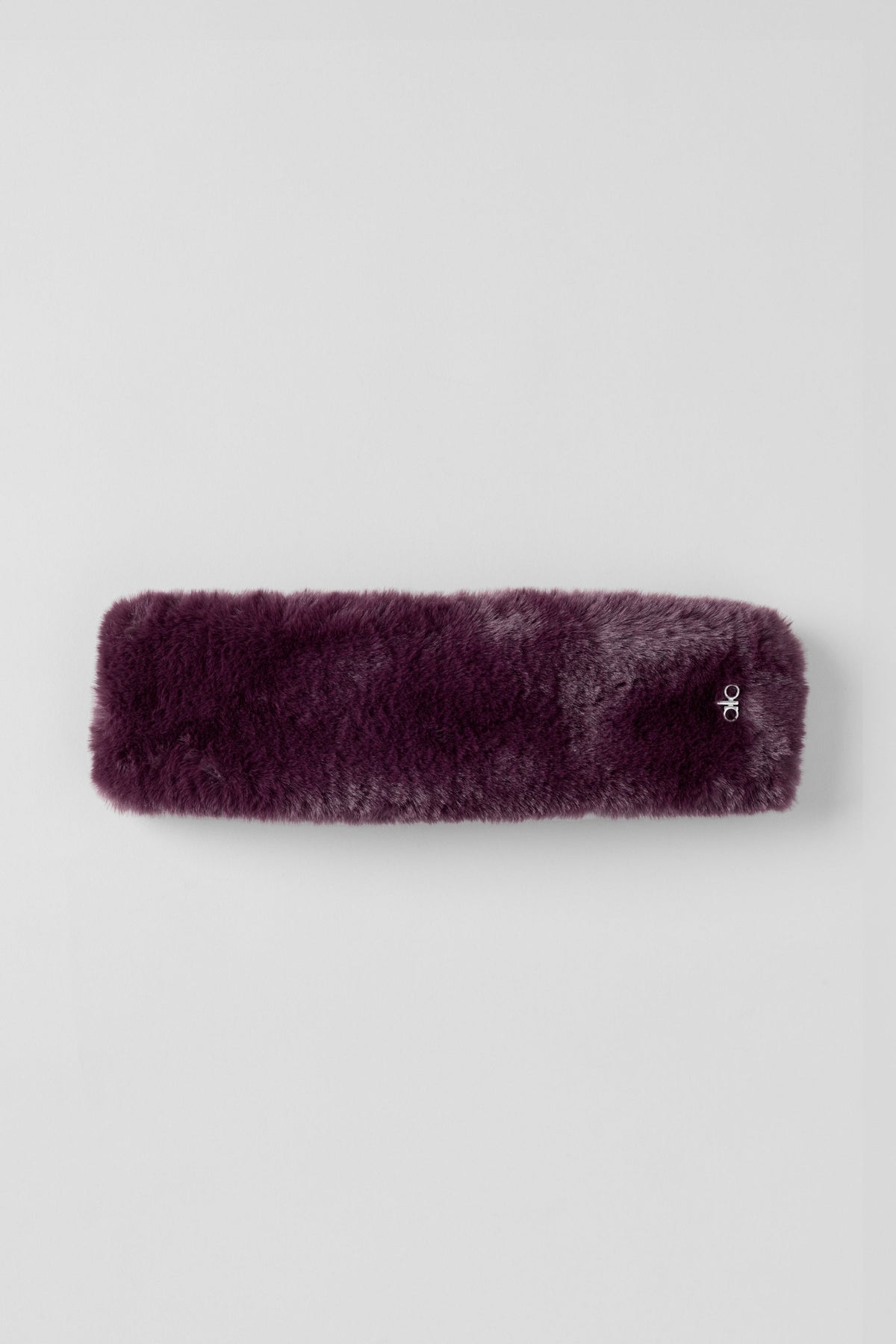 Alo Yoga Amore Faux Fur Earwarmer in Rich Bordeaux