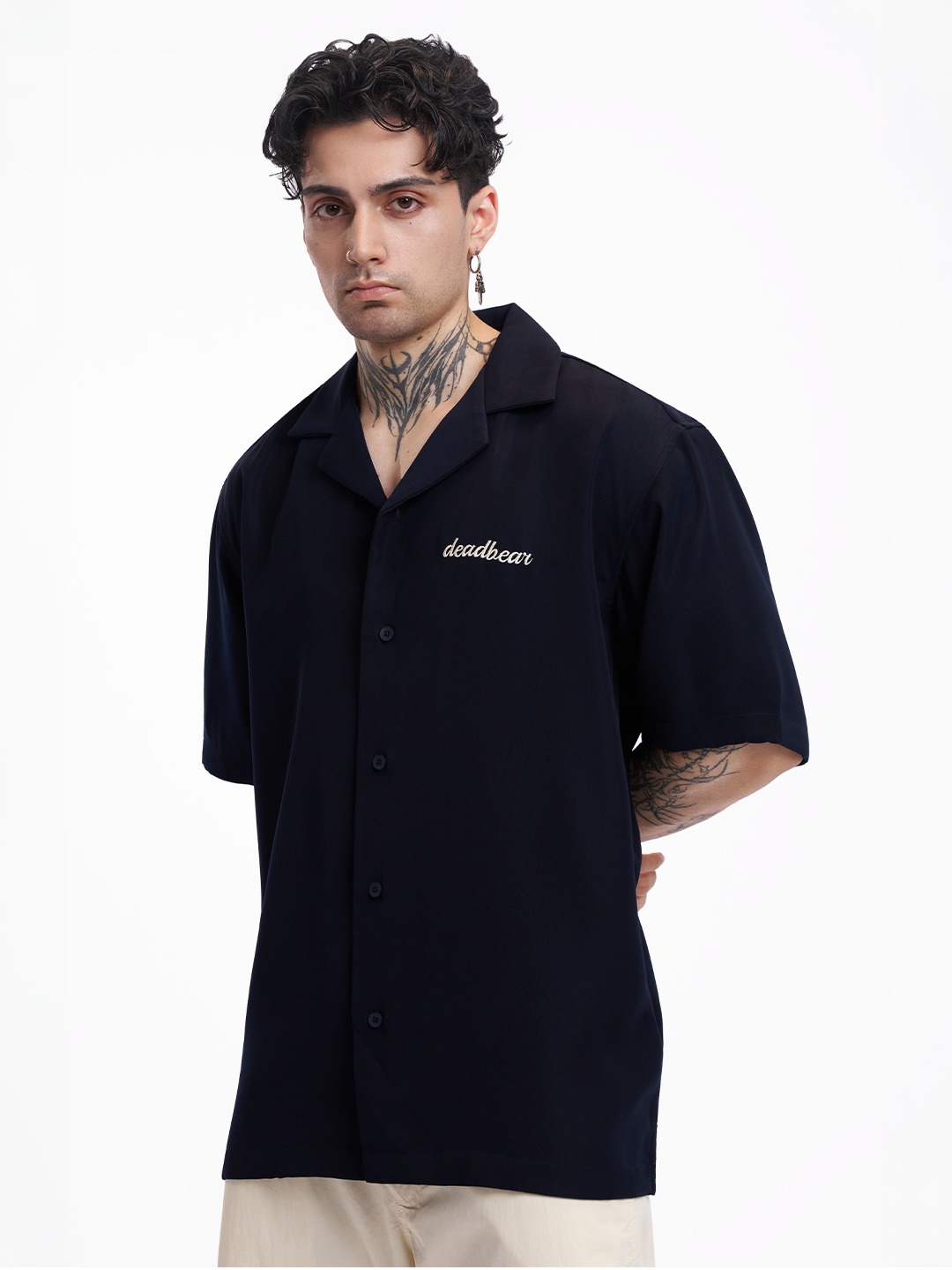 Bowling Shirt Navy 2.0 by DEADBEAR