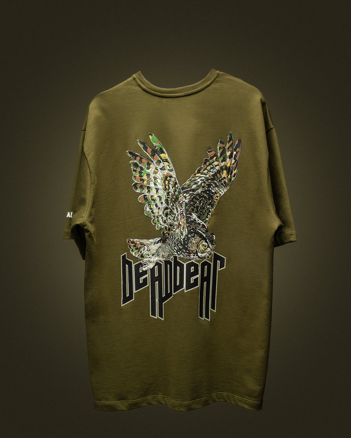 Messenger Tee Olive by DEADBEAR