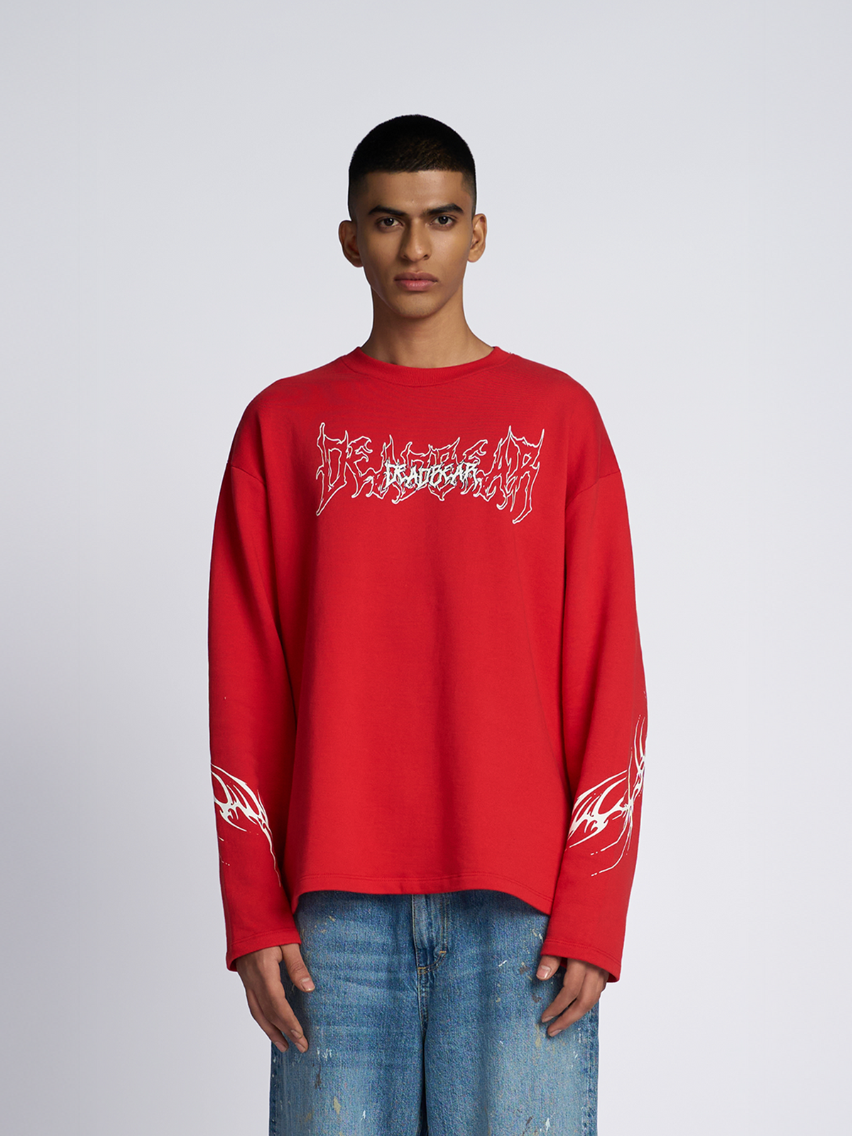 Flames 2.0 Tee Red by DEADBEAR