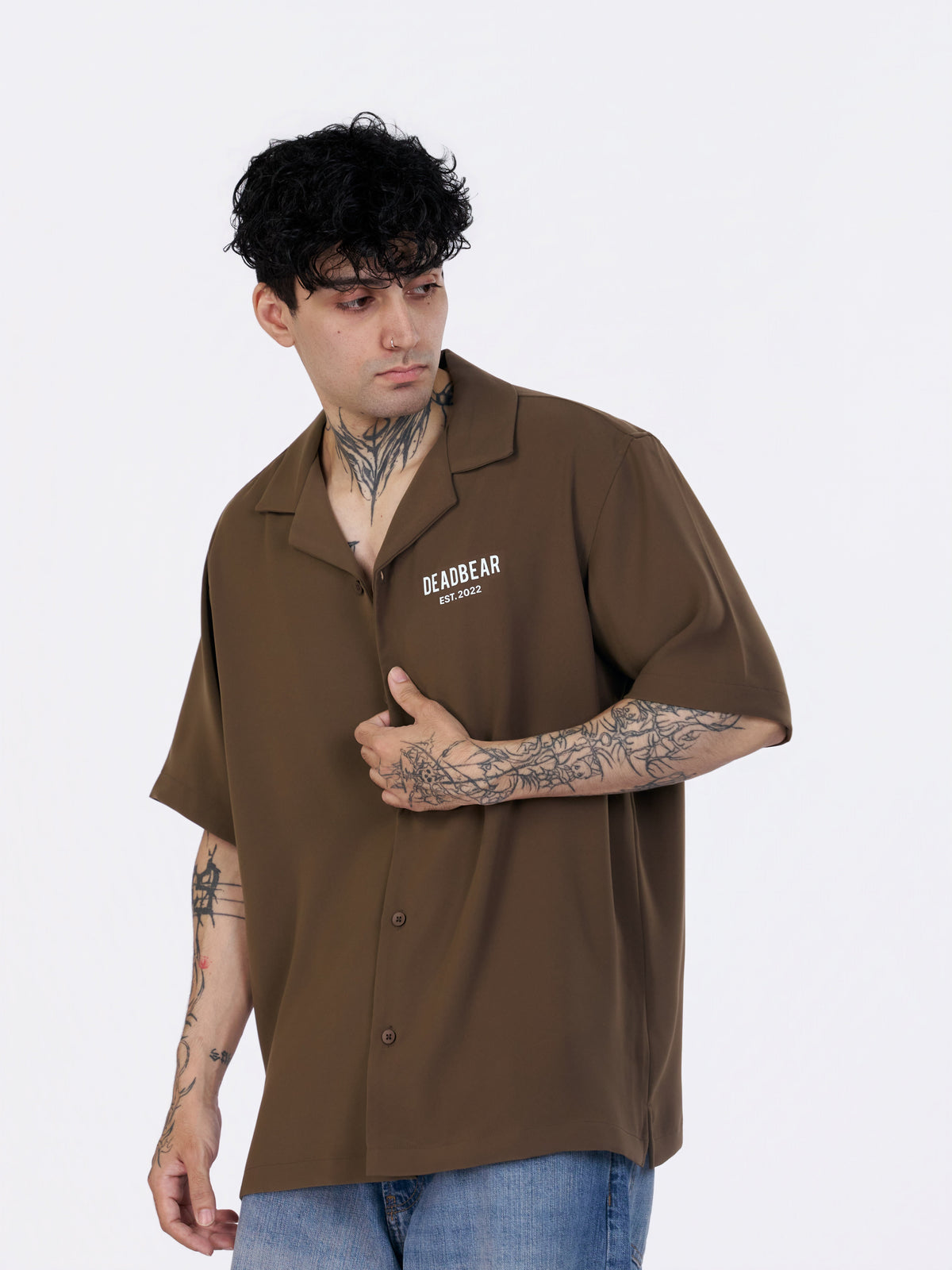 Bowling Shirt Caramel Brown by DEADBEAR
