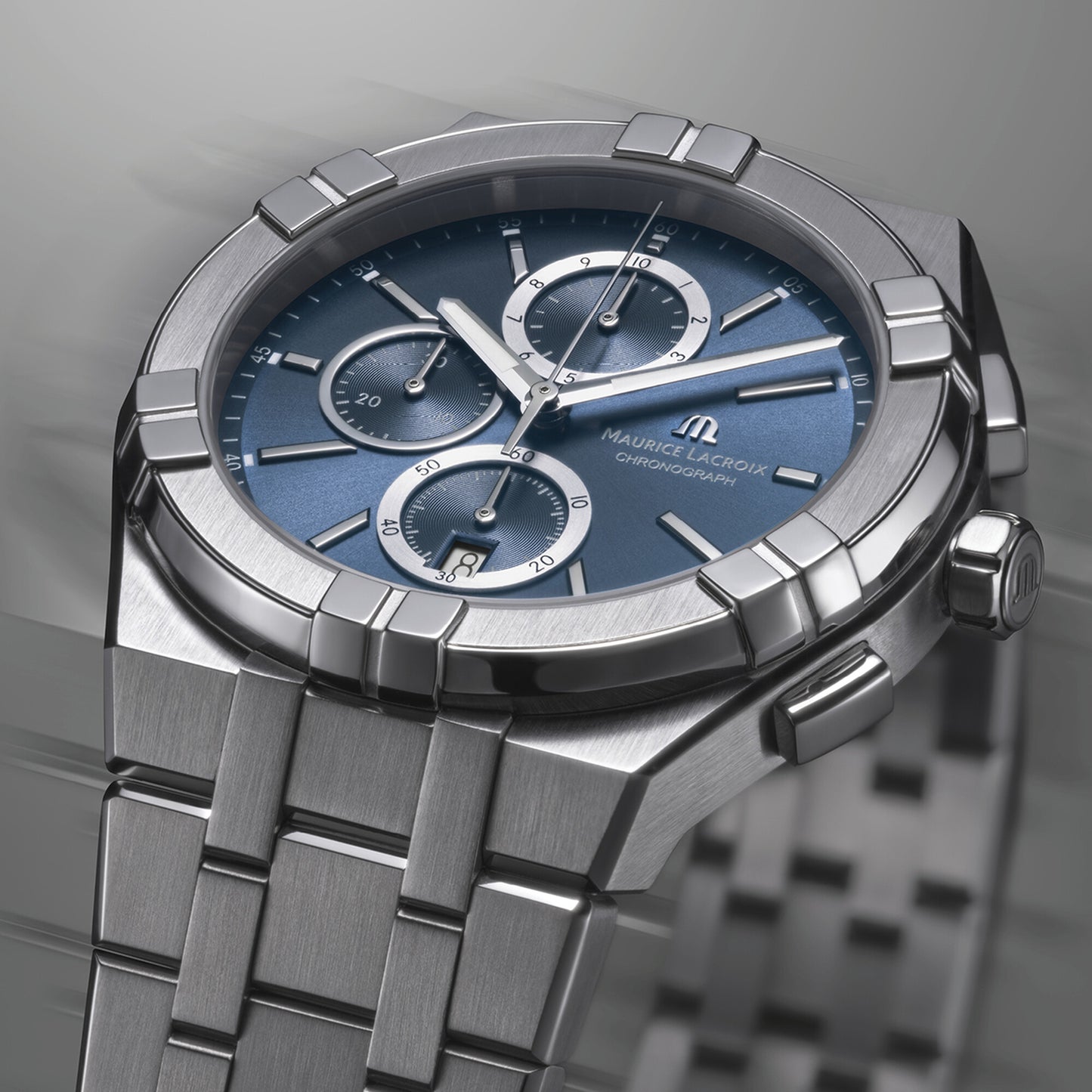 Maurice Lacroix Aikon Quartz Chronograph AI1118-SS002-430-1