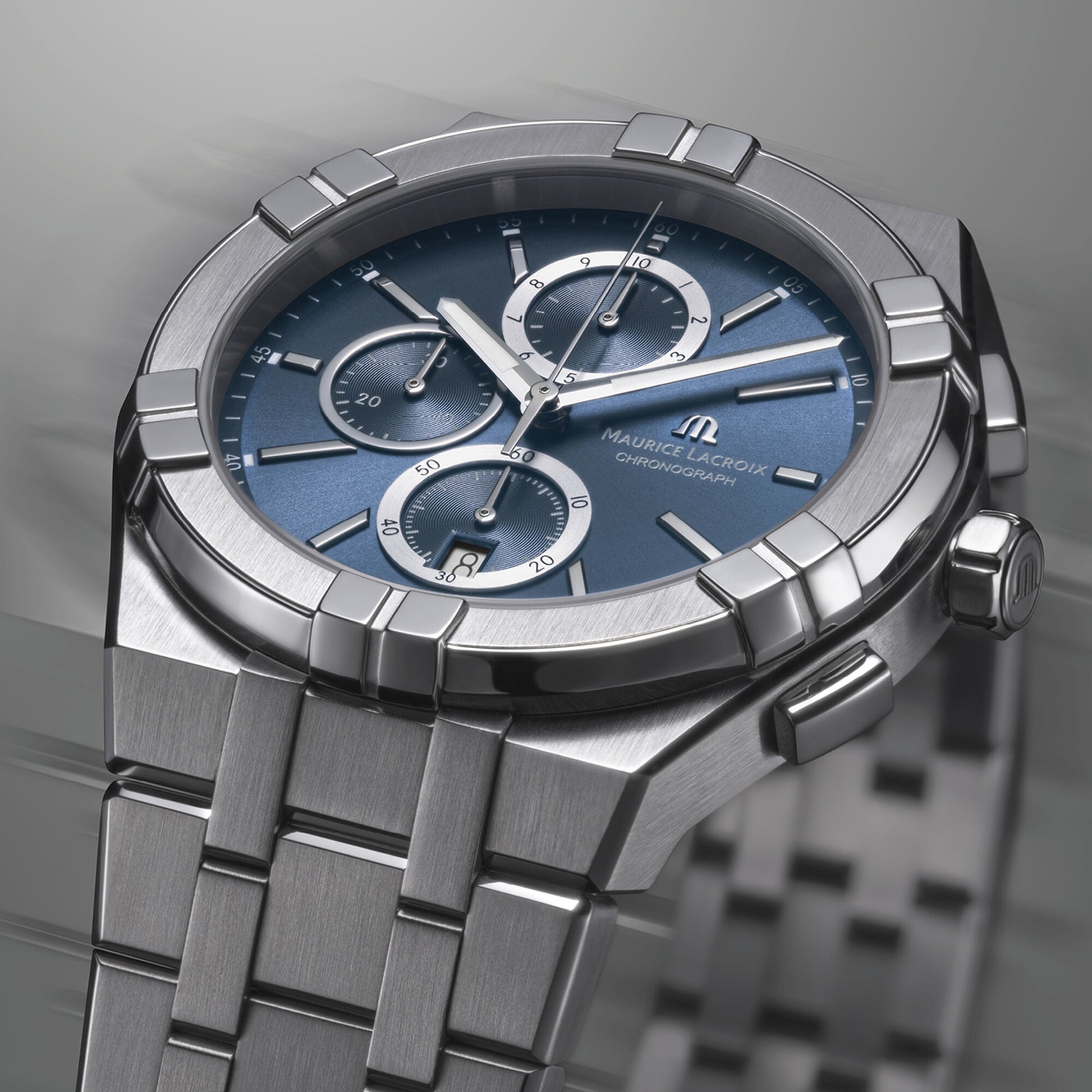 Maurice Lacroix Aikon Quartz Chronograph AI1118-SS002-430-1