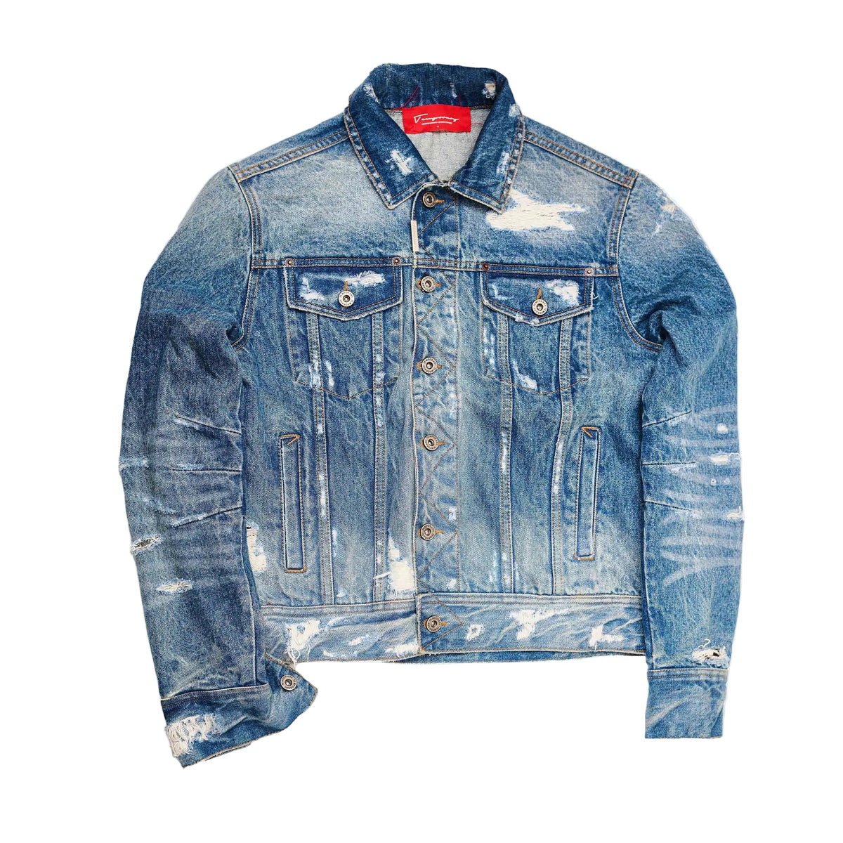 ALREADY LIVED TRUCKER JACKET (UNISEX) by Temporary Clo
