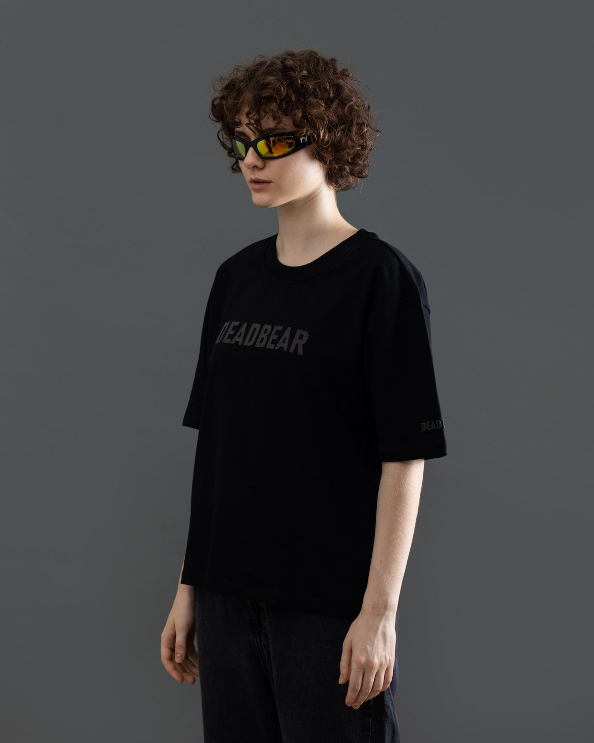 Basic  Black Tee by DEADBEAR