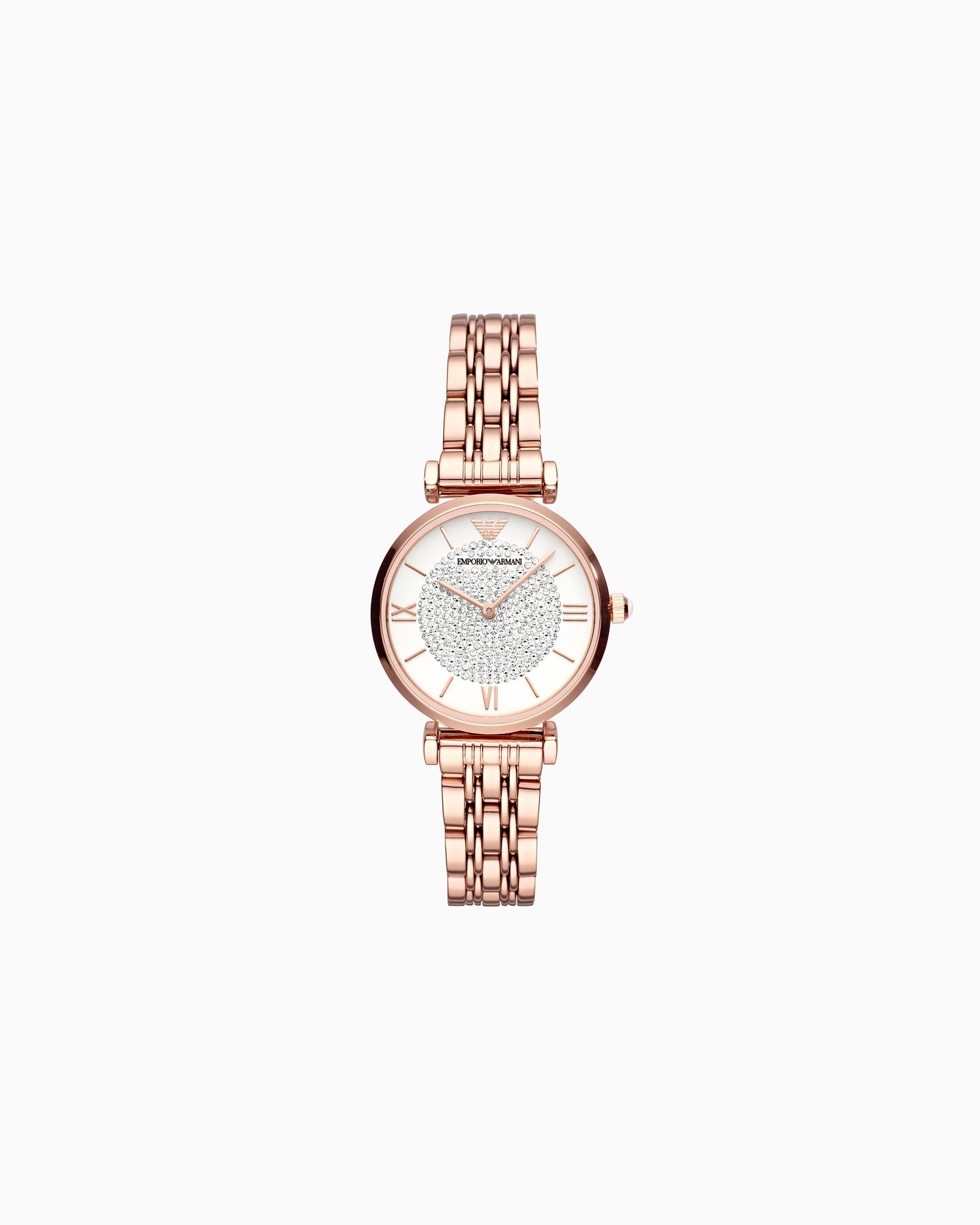 Women's Two-Hand Rose Gold-Tone Stainless Steel Watch (AR11244)