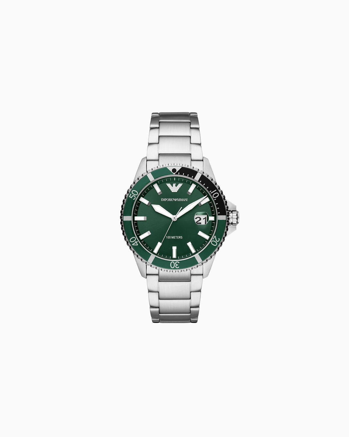 World Explorer Three-Hand Stainless Steel Watch (AR11338)