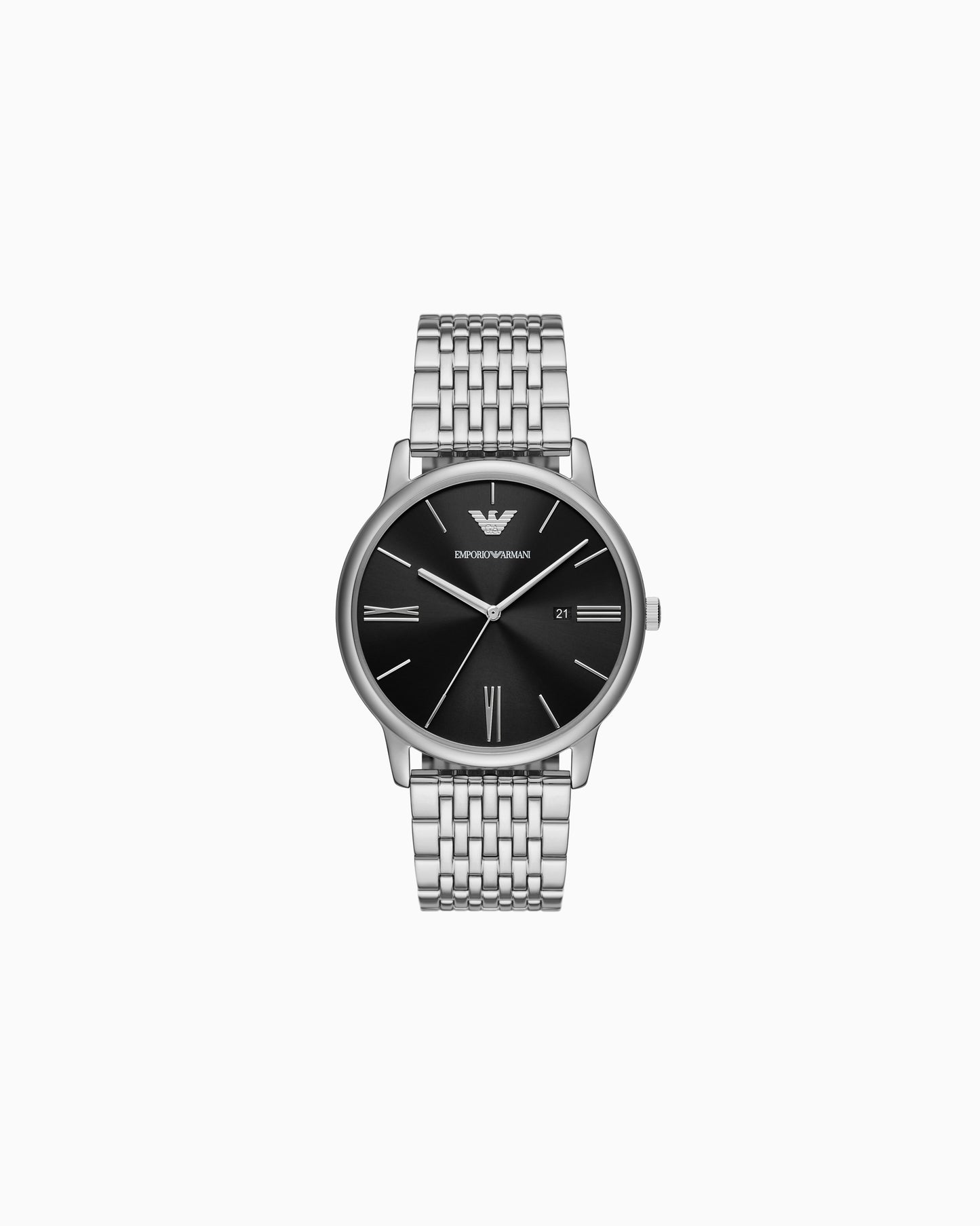 Three-Hand Date Stainless Steel Watch (AR11600)