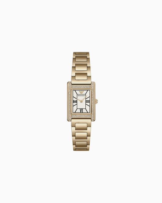  Two-Hand Gold-Tone Stainless Steel Watch (AR11659)