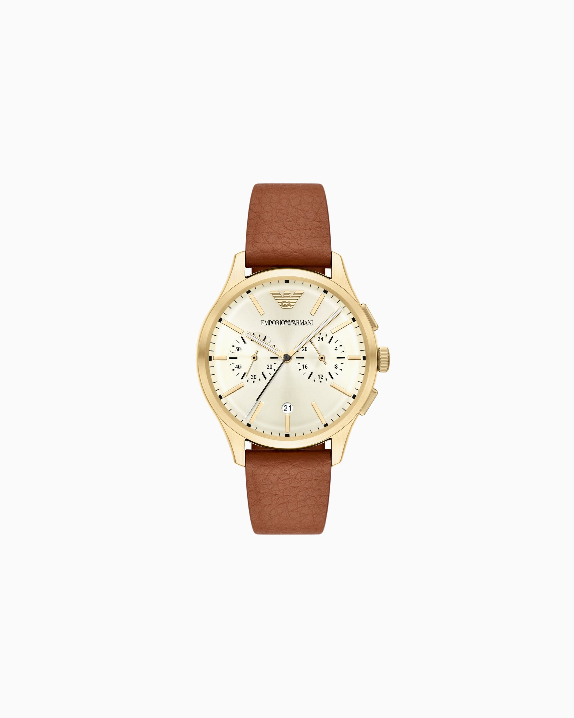  Chronograph Brown Leather Watch (AR11714)