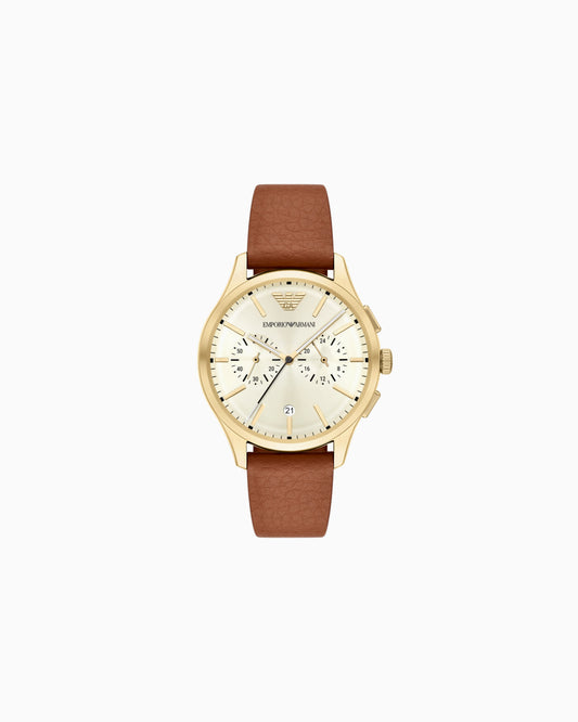  Chronograph Brown Leather Watch (AR11714)