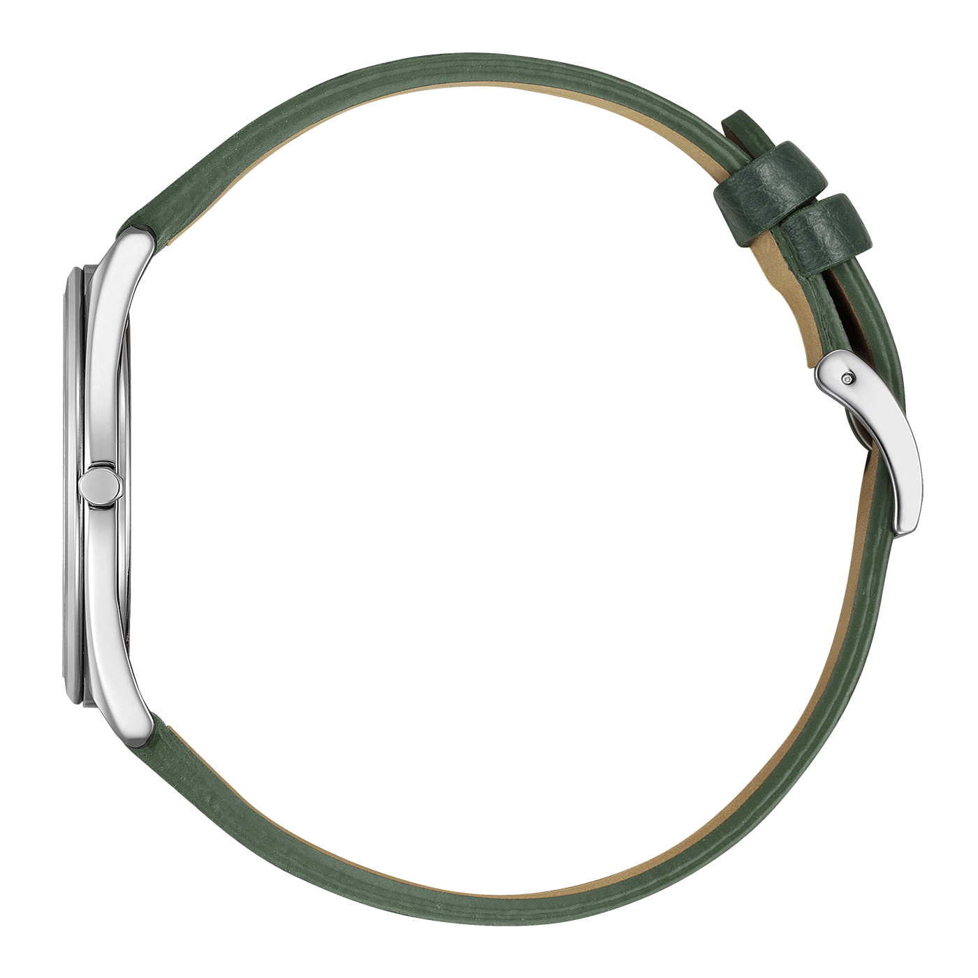 Citizen Suratto Eco-Drive Green Dial Men's Watch AR3120-32X – side profile