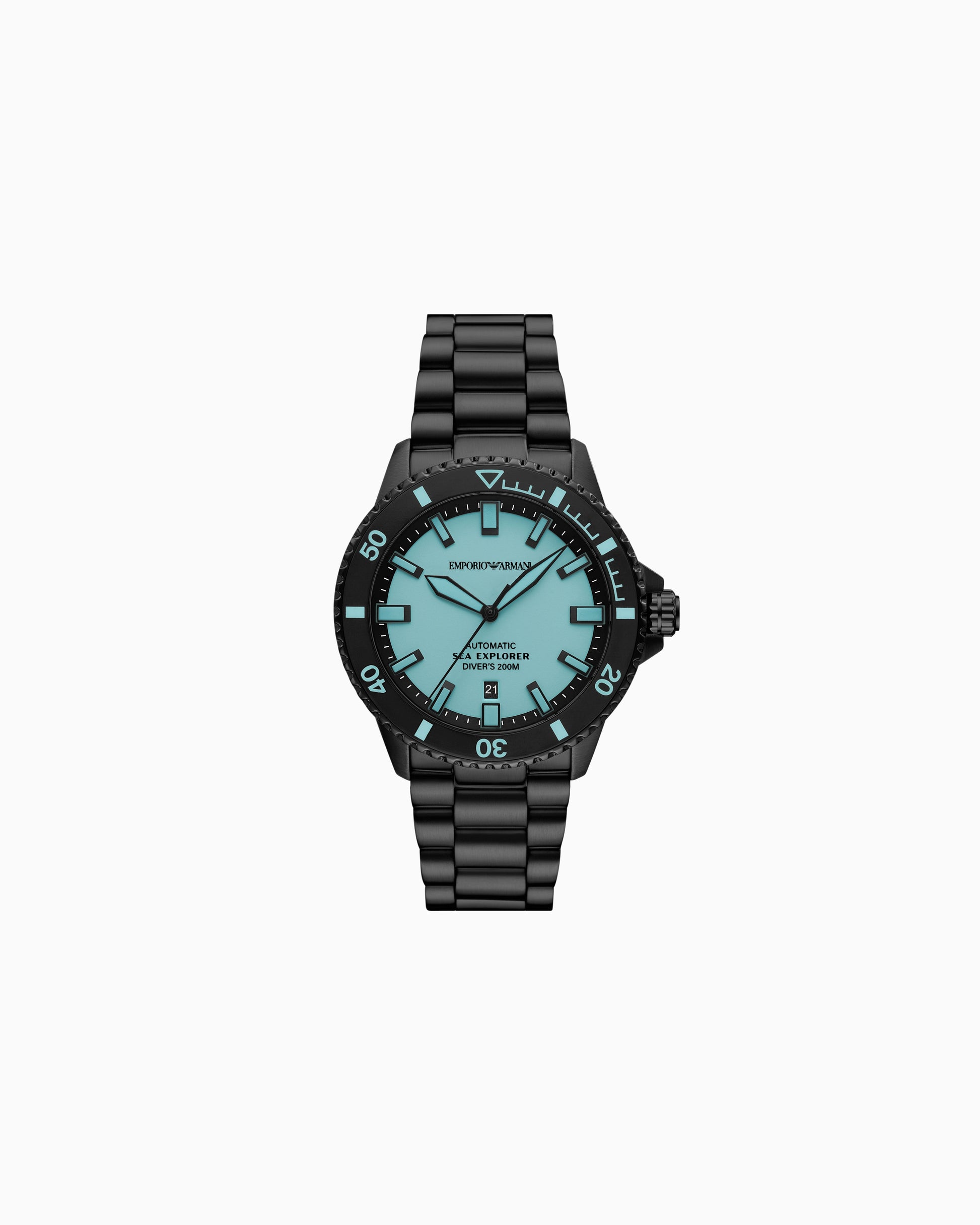  Sea Explorer Automatic Black Stainless Steel Watch (AR60084)