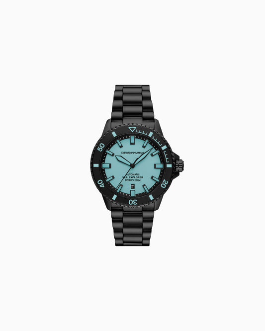  Sea Explorer Automatic Black Stainless Steel Watch (AR60084)