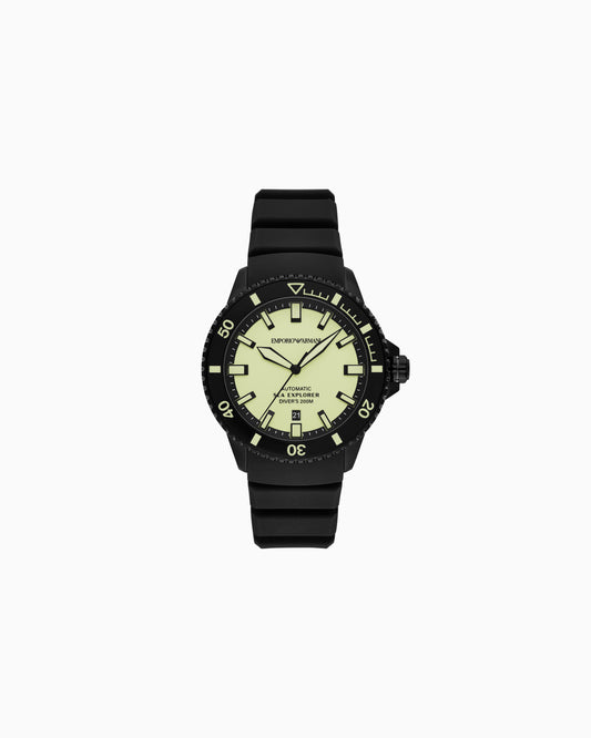  Sea Explorer Automatic Black Silicone Watch (AR60085)