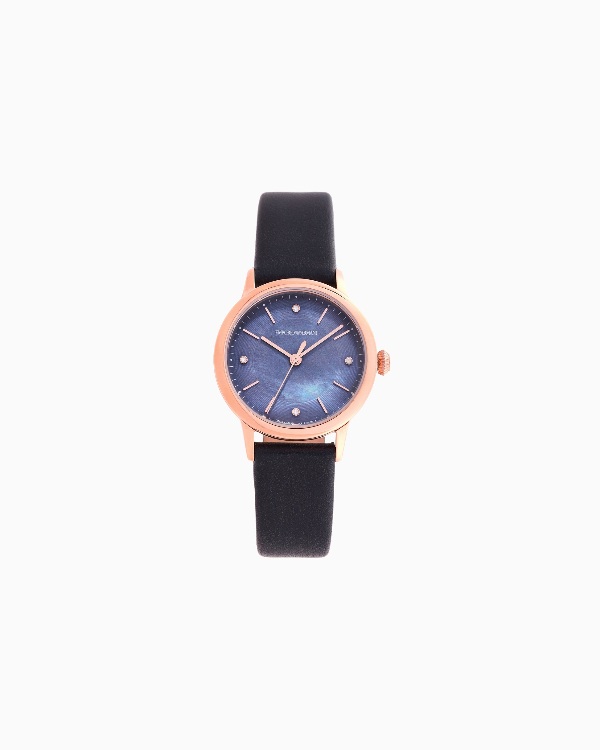 Swiss Made Automatic Blue Leather Watch (ARS5303)