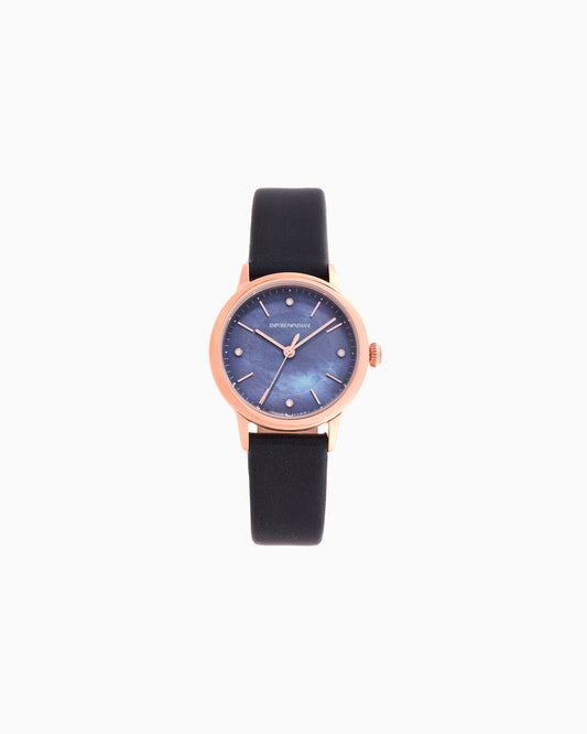 Swiss Made Automatic Blue Leather Watch (ARS5303)
