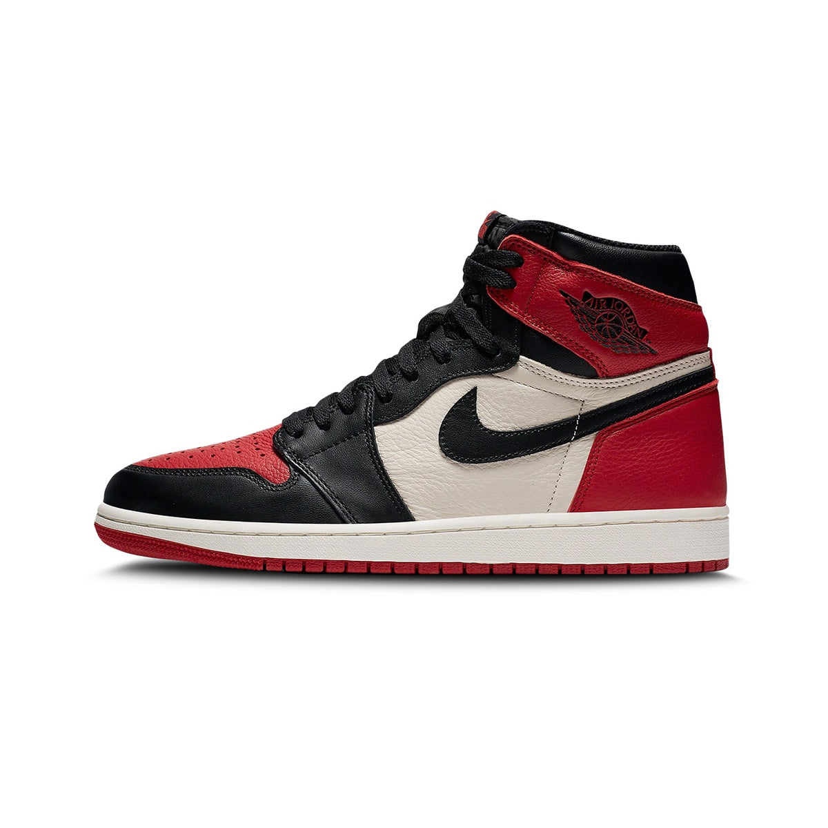 Jordan 1 Retro High Bred Toe by Nike Air Jordan