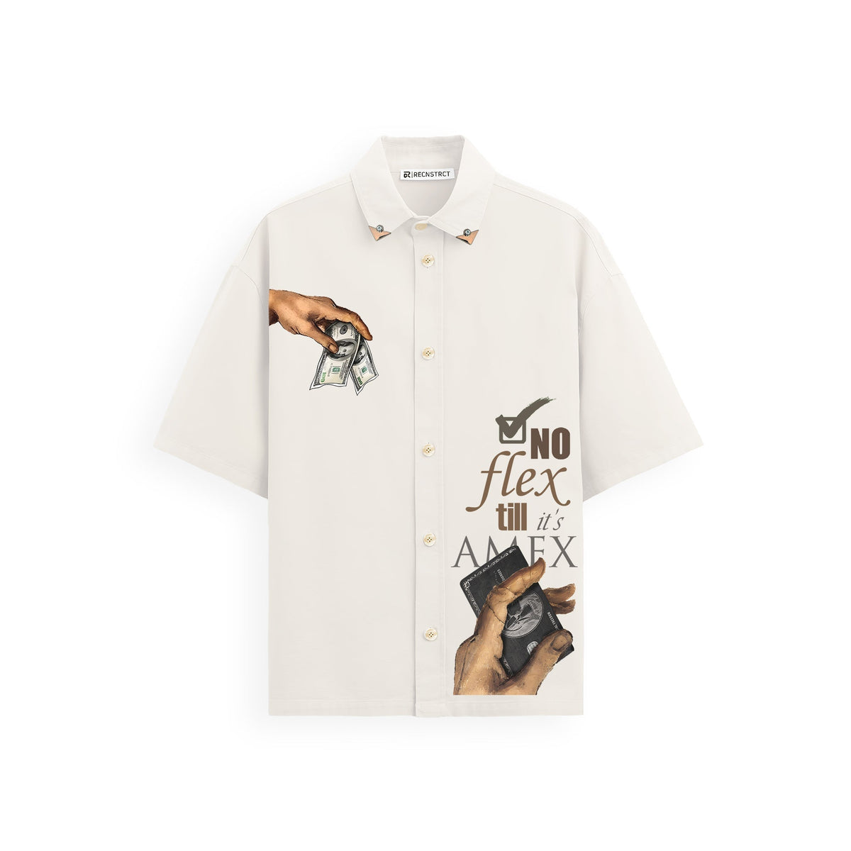 NO Flex shirt - Armani White by RECNSTRCT