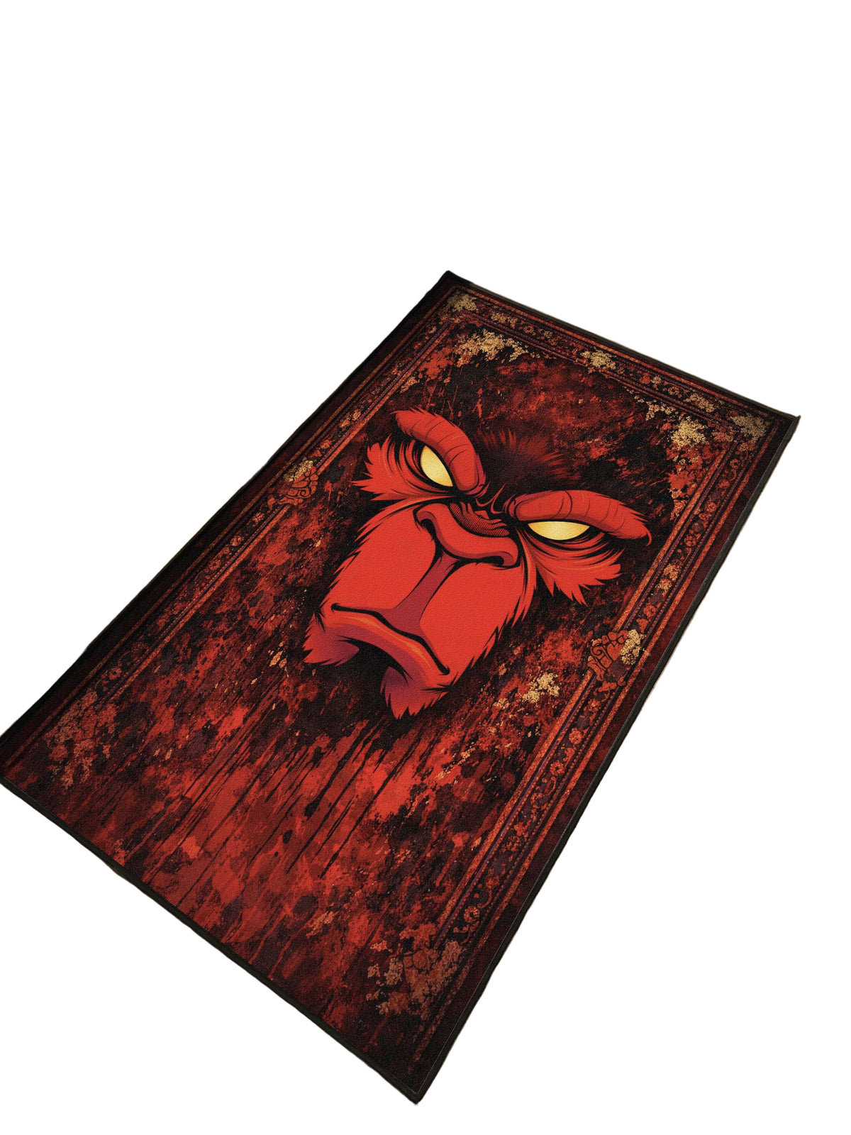 Angry Chimpanzee Washable Custom Rug by THE DRIP CO. RUGS