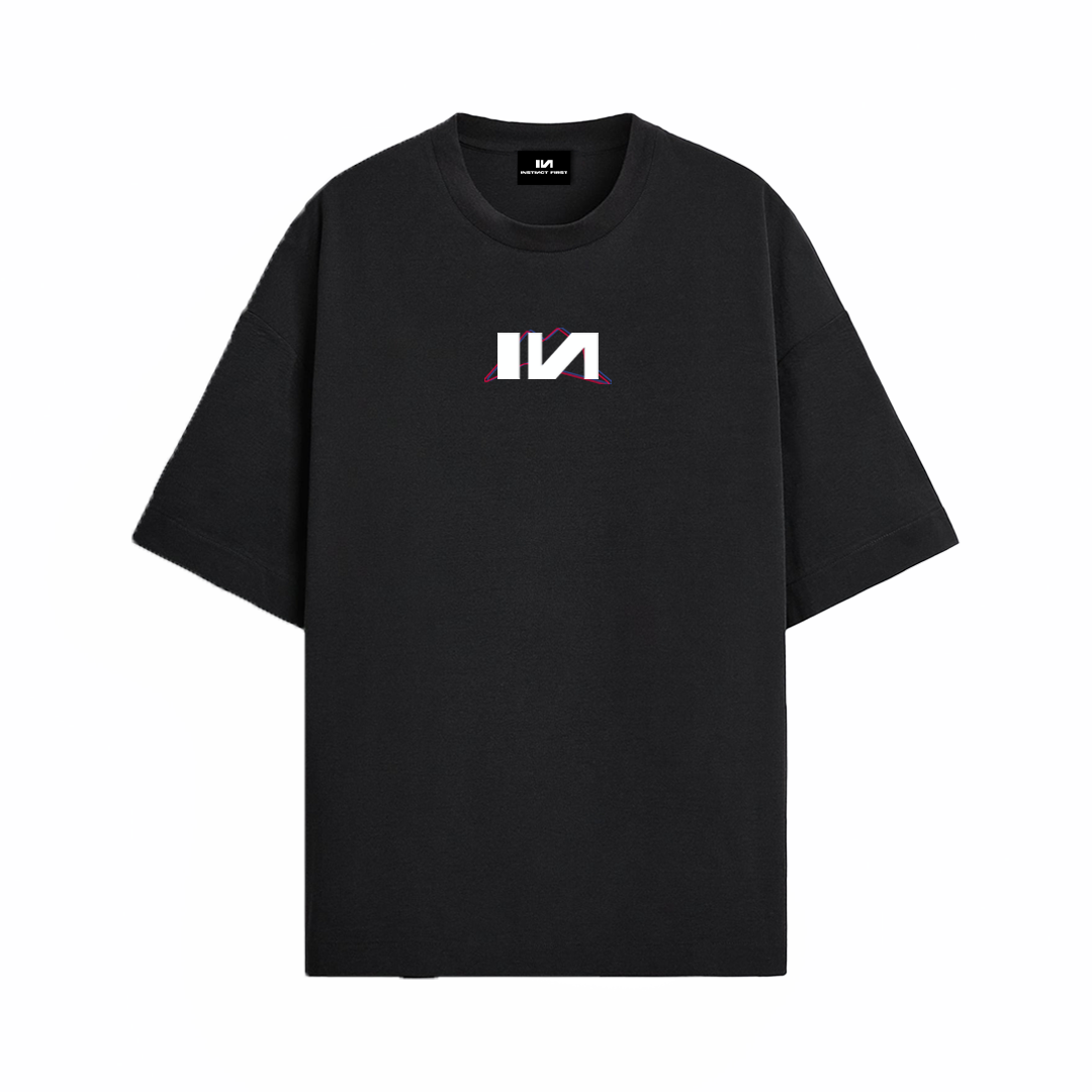 Apiens- Oversized Tshirt (Black) by Instinct First