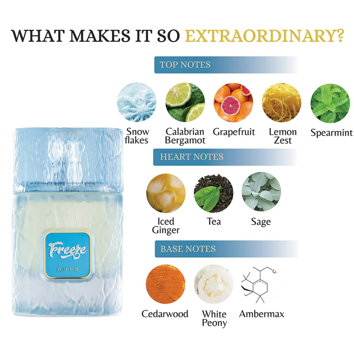 RiiFFS Freeze 100 ML perfume official product image 2