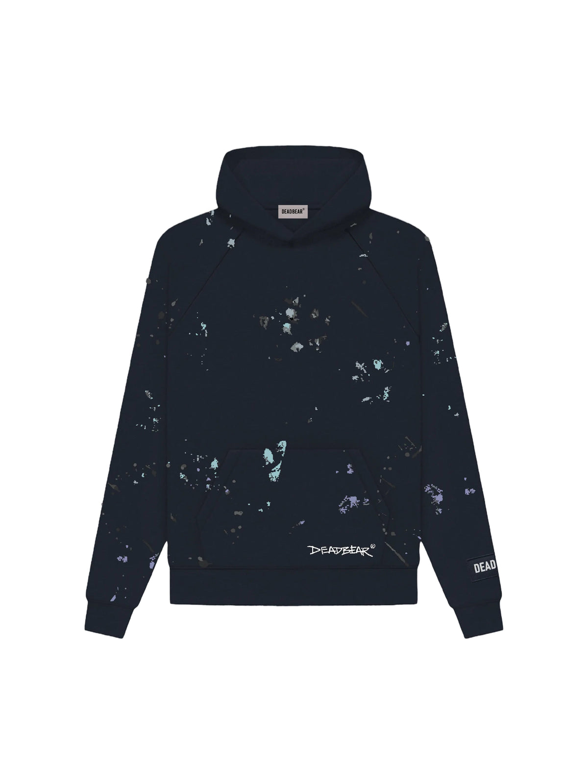 Grumpy Bear Hoodie Navy by DEADBEAR
