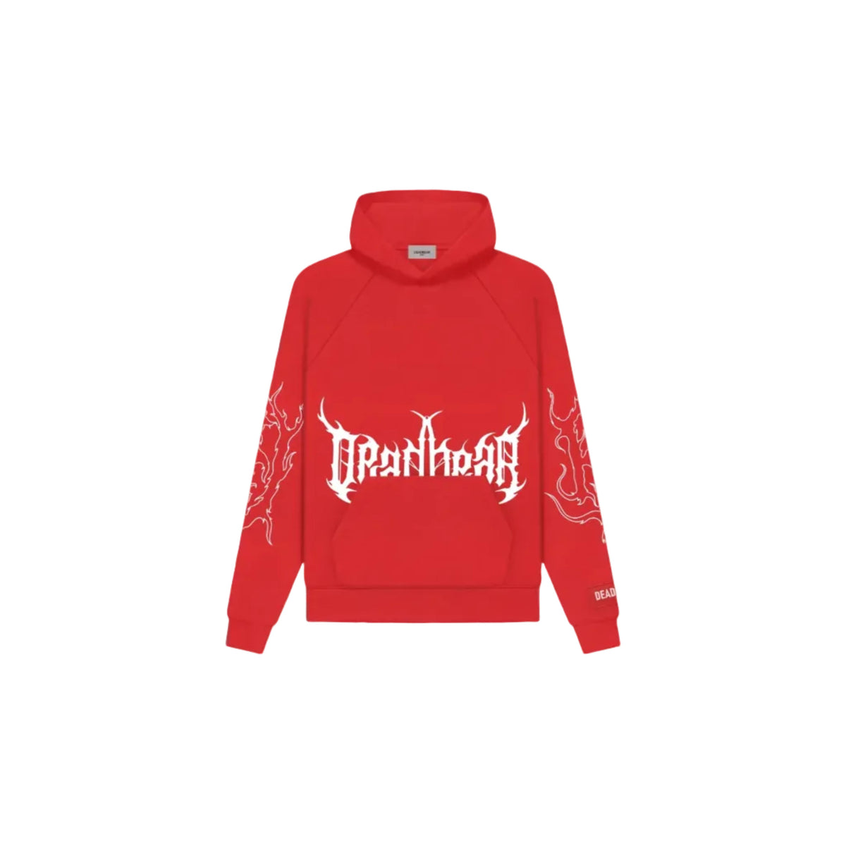 Flames Hoodie Red by DEADBEAR
