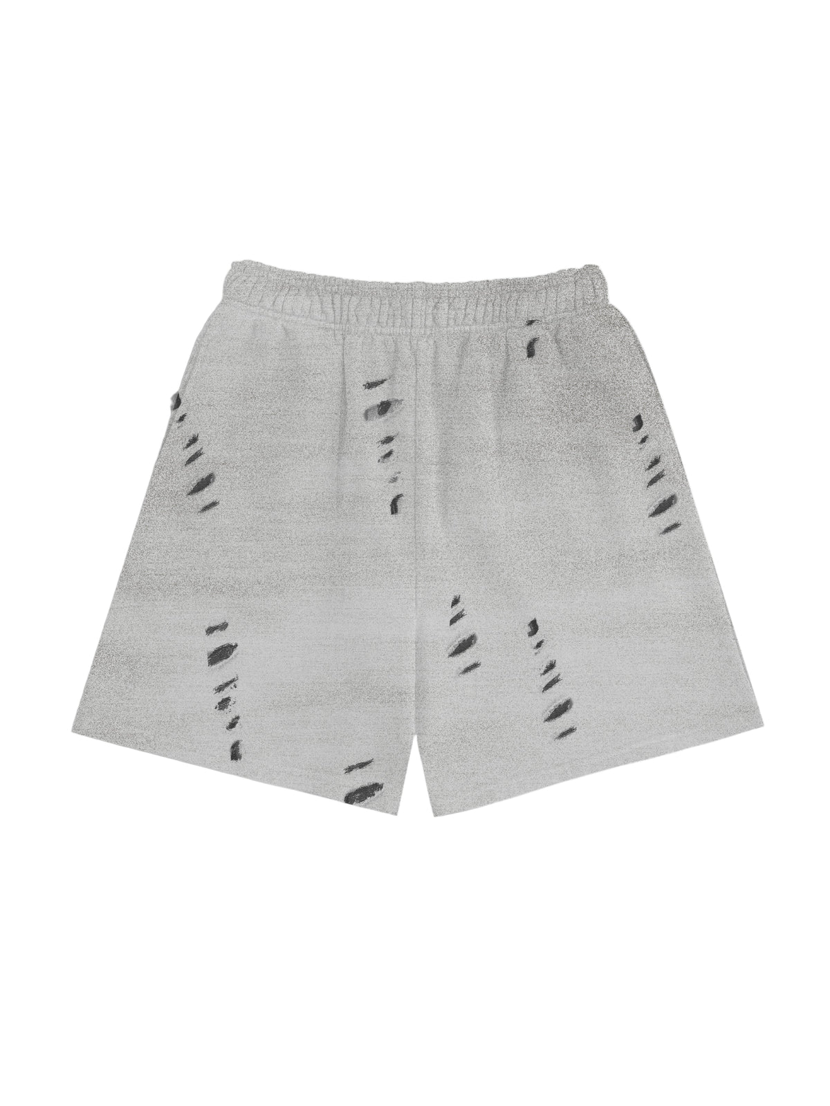 Distressed Washed Grey Shorts by DEADBEAR