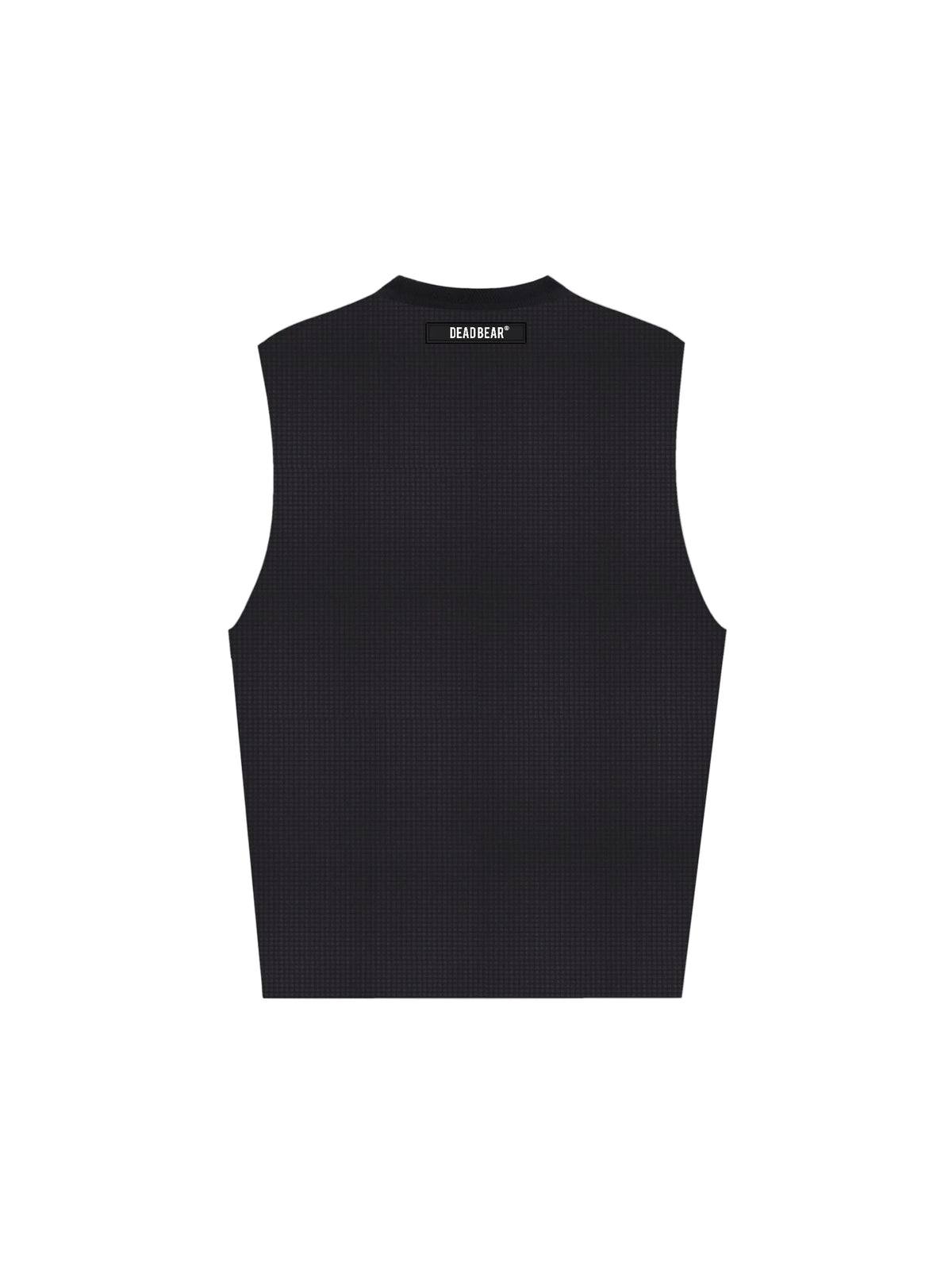 Waffle Tank Black by DEADBEAR