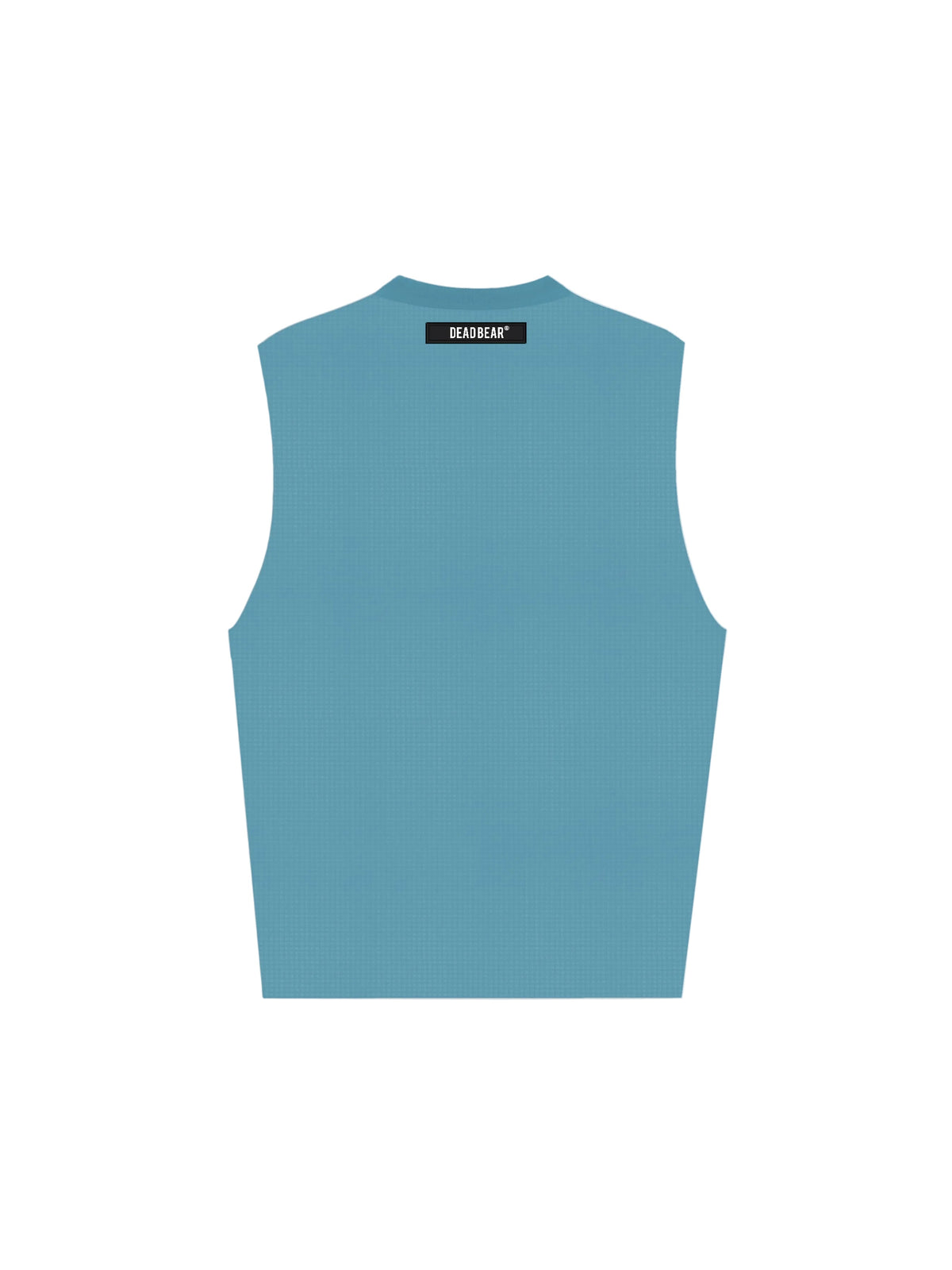 Waffle Tank Powder Blue by DEADBEAR