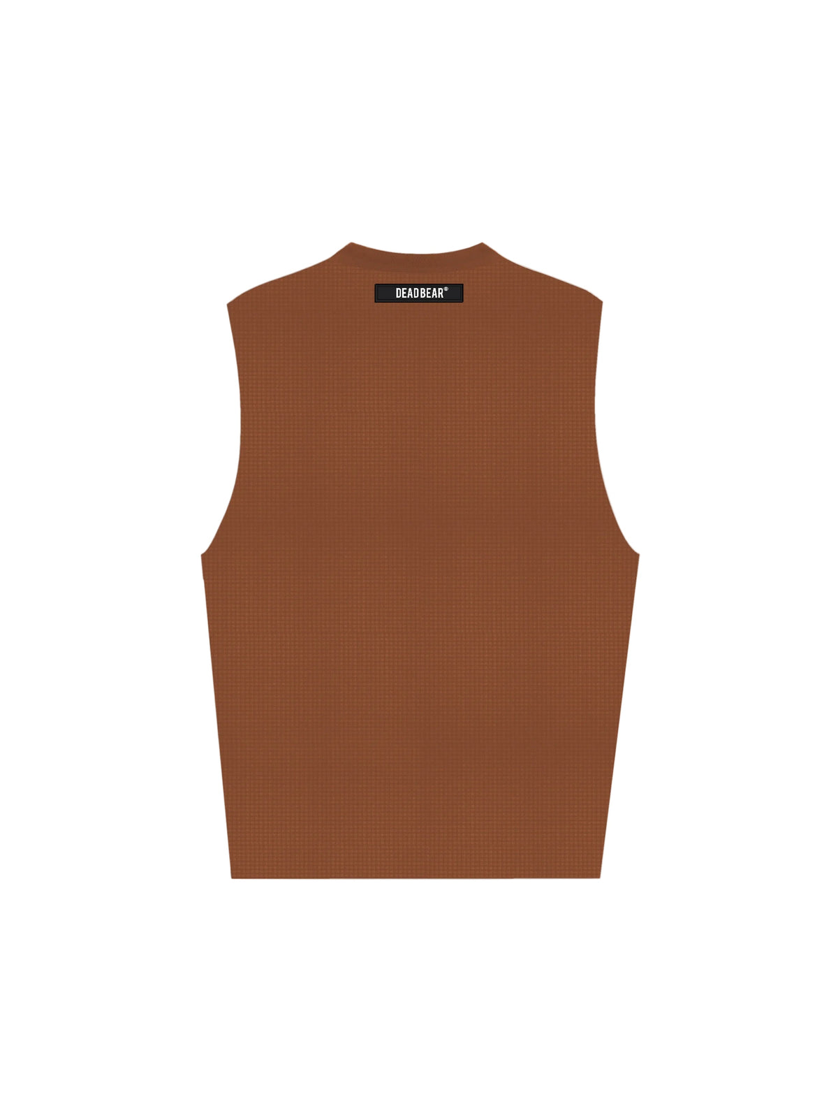 Waffle Tank Brown by DEADBEAR