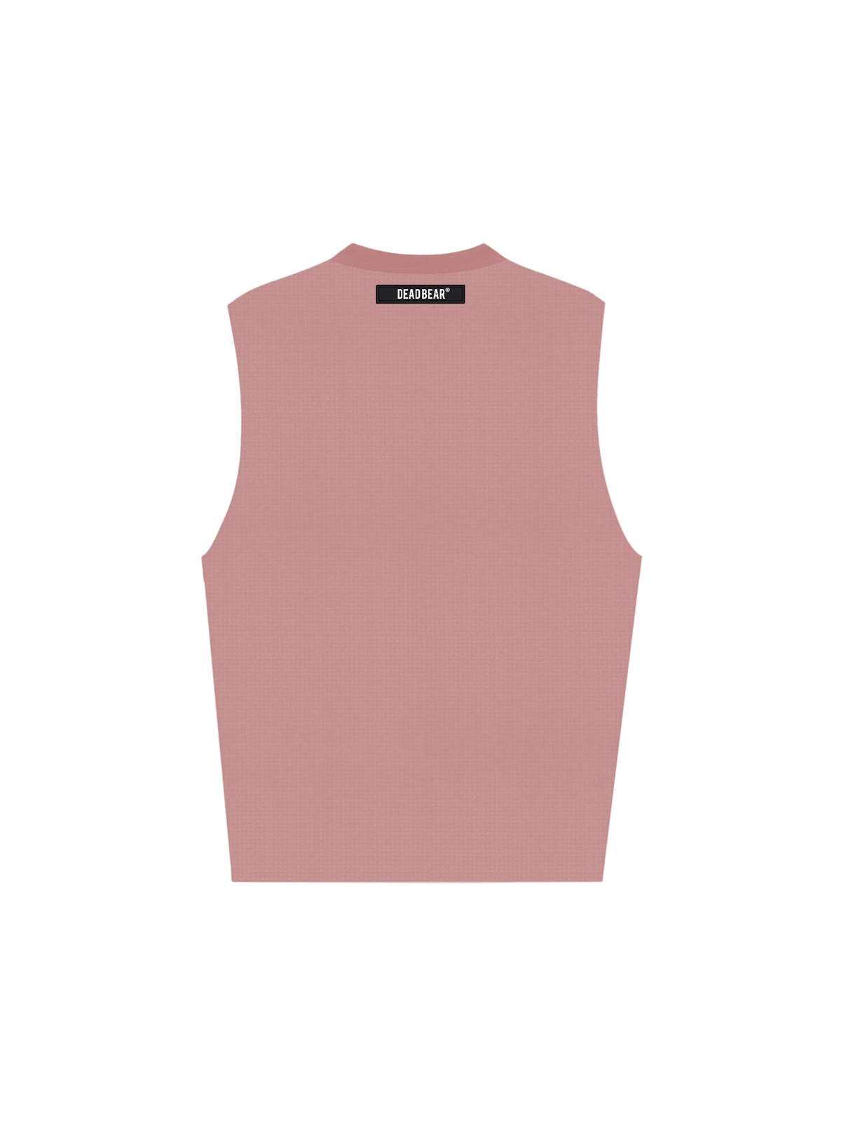Waffle Tank Pink by DEADBEAR