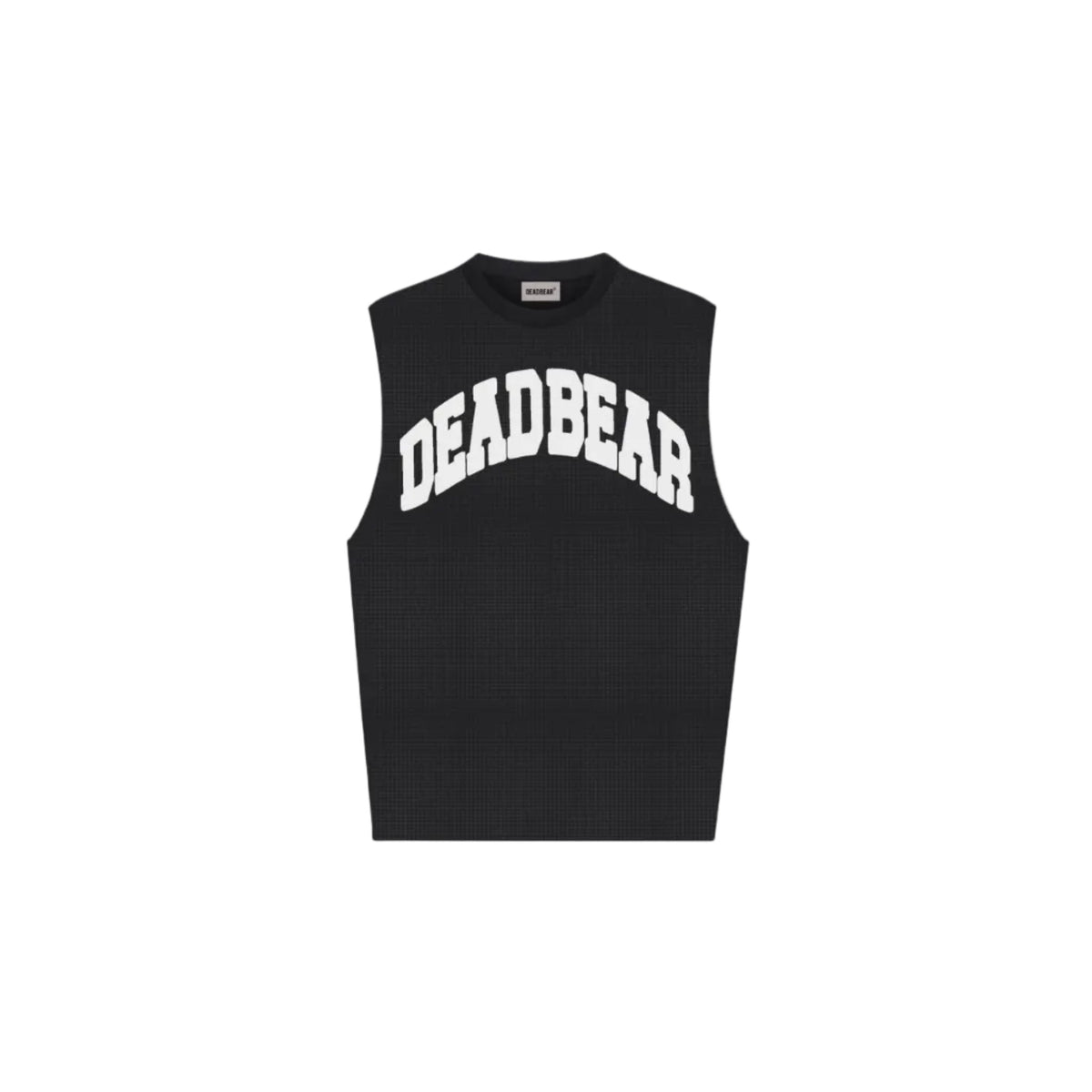 Waffle Tank Black by DEADBEAR