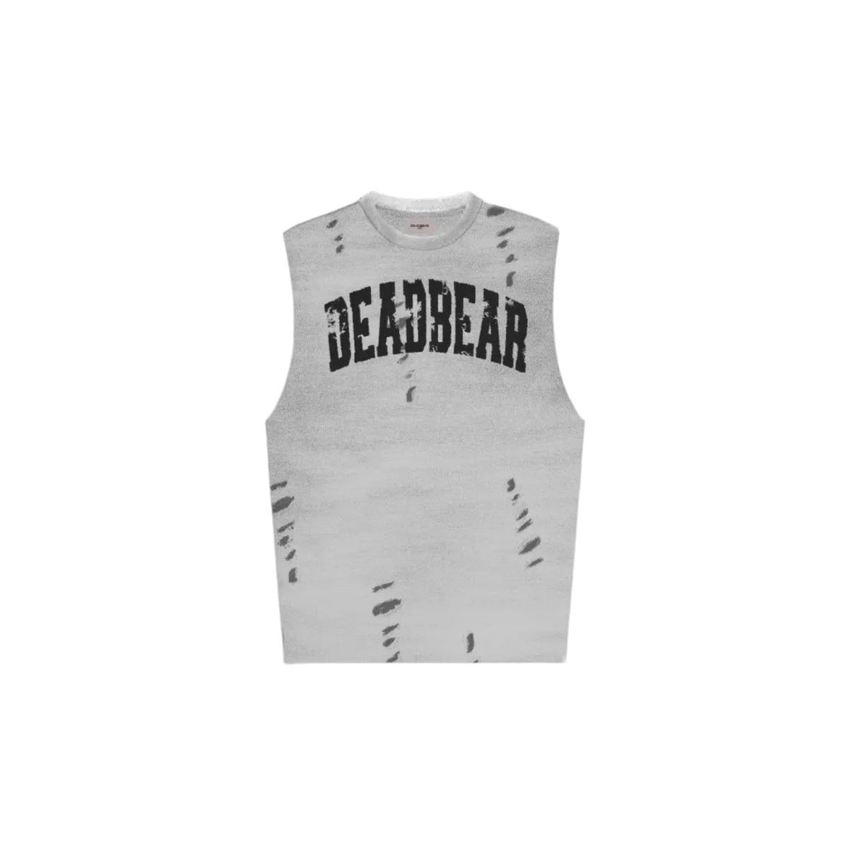 Distressed Washed Grey Tank by DEADBEAR