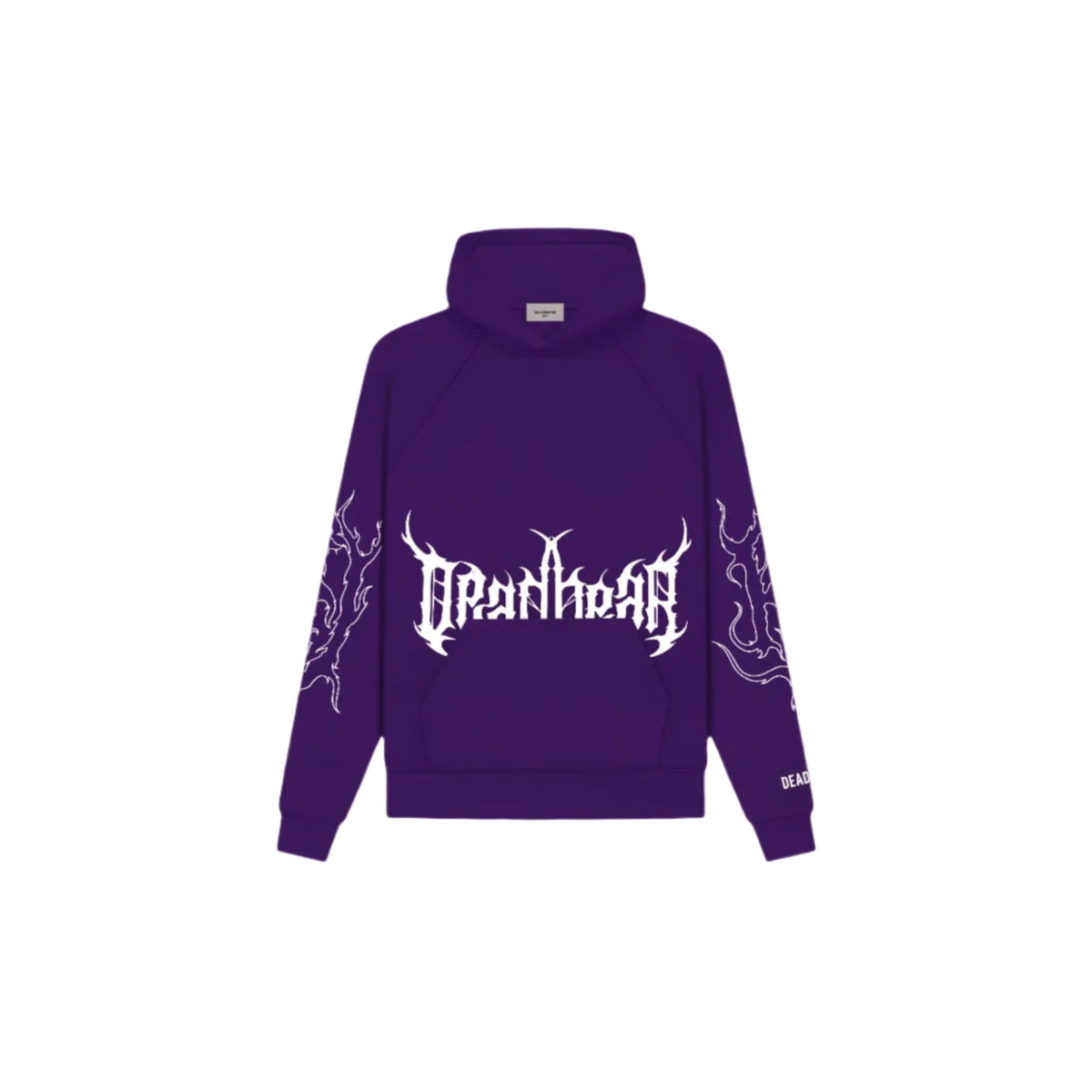 Flames Hoodie Purple by DEADBEAR