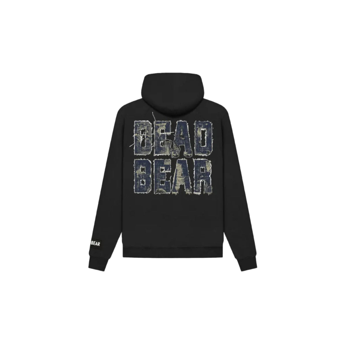 Fake Denim Hoodie Black by DEADBEAR
