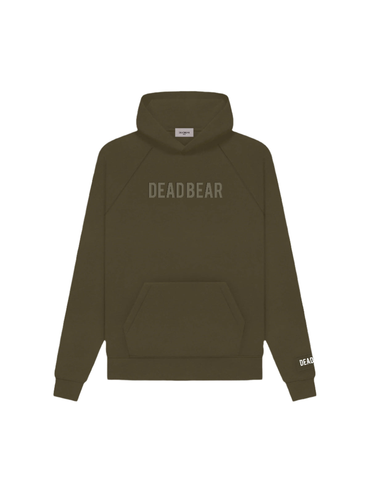 Basic Olive Hoodie by DEADBEAR