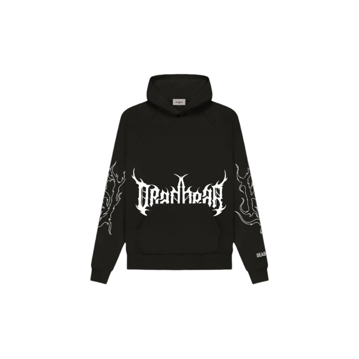 Flames Hoodie Black by DEADBEAR