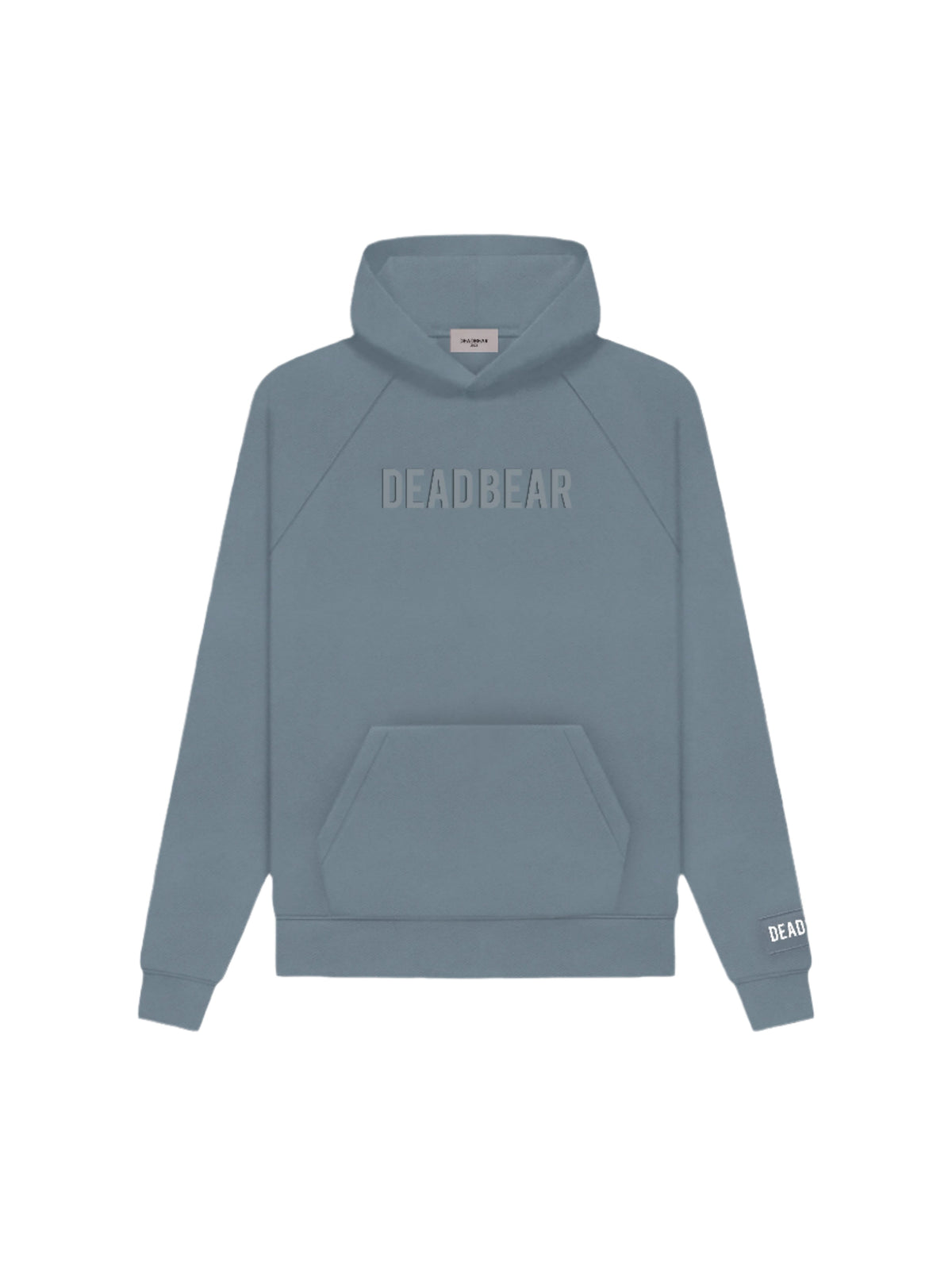 Basic Slate Blue Hoodie by DEADBEAR