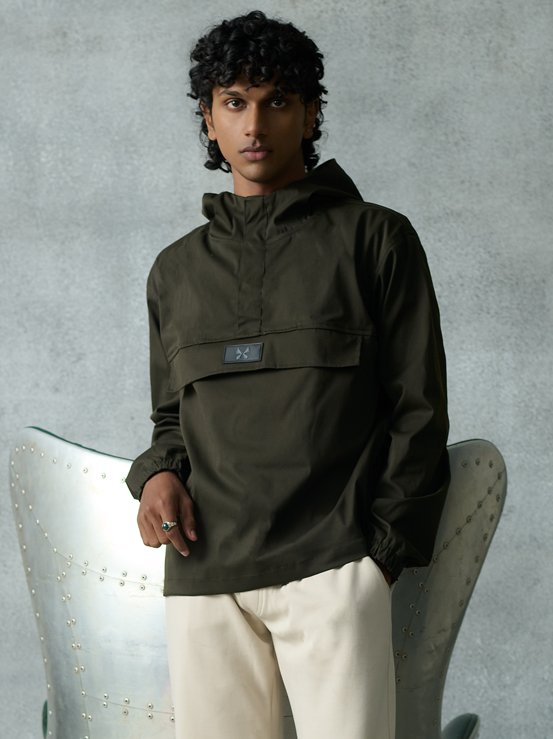 Parka Jacket - Deep Olive by Peace In Chaos