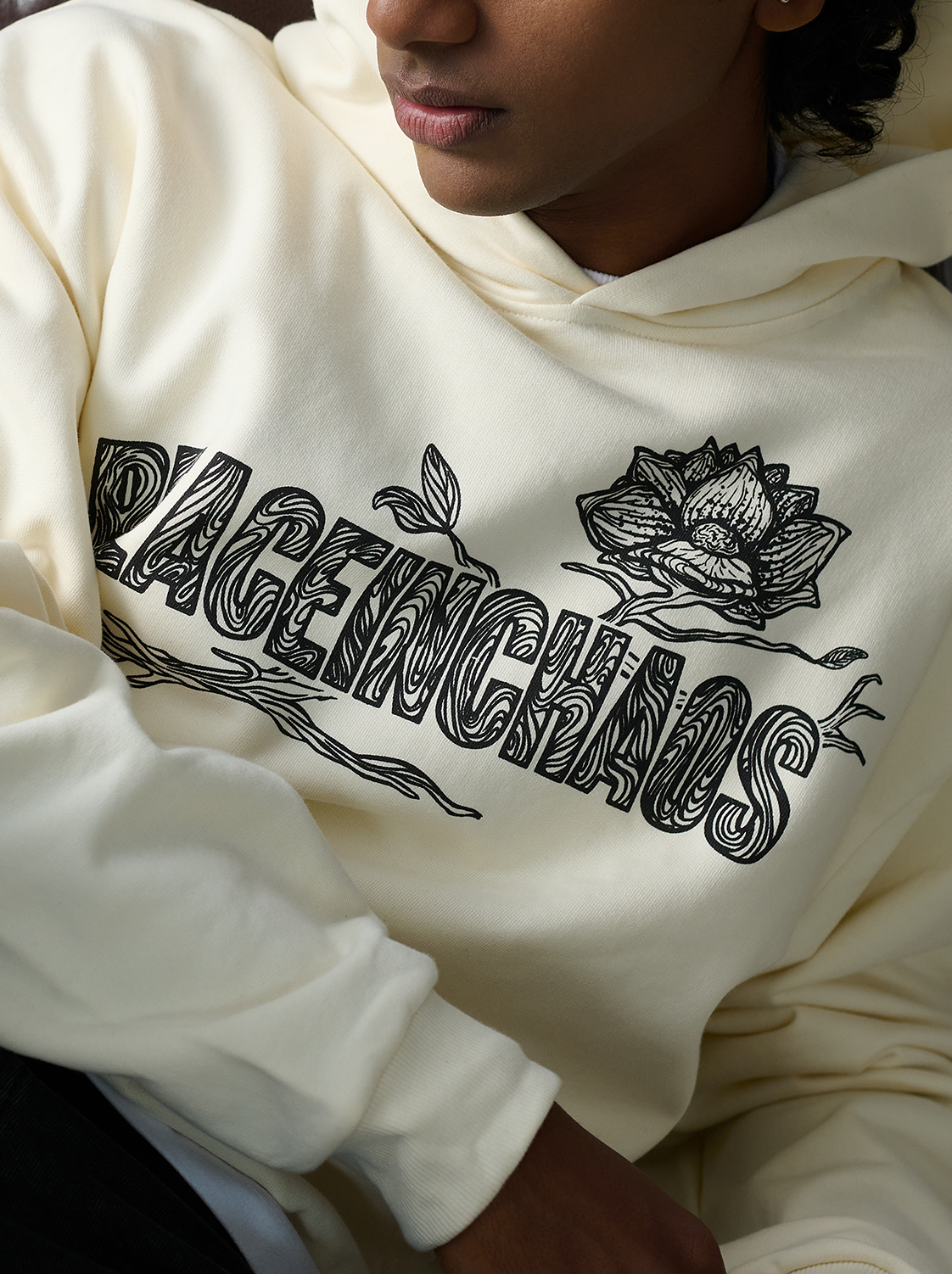 Growth Hoodie - Antique White by Peace In Chaos